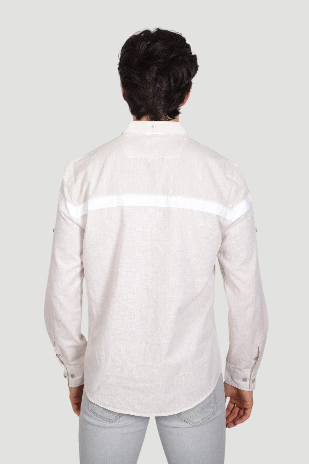 Cosplay Erkek Slim Fit %100 Pamuk Göğüs Panelli Gömlek - Mevsimlik Modern Kesim Cosplay