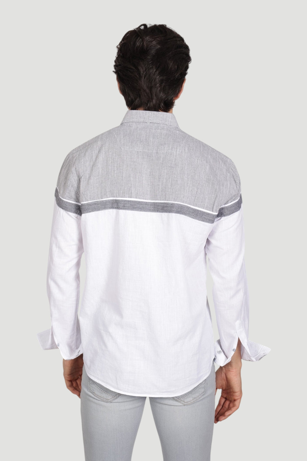 Cosplay Erkek Slim Fit %100 Pamuk Göğüs Panelli Gömlek - Mevsimlik Modern Kesim Cosplay