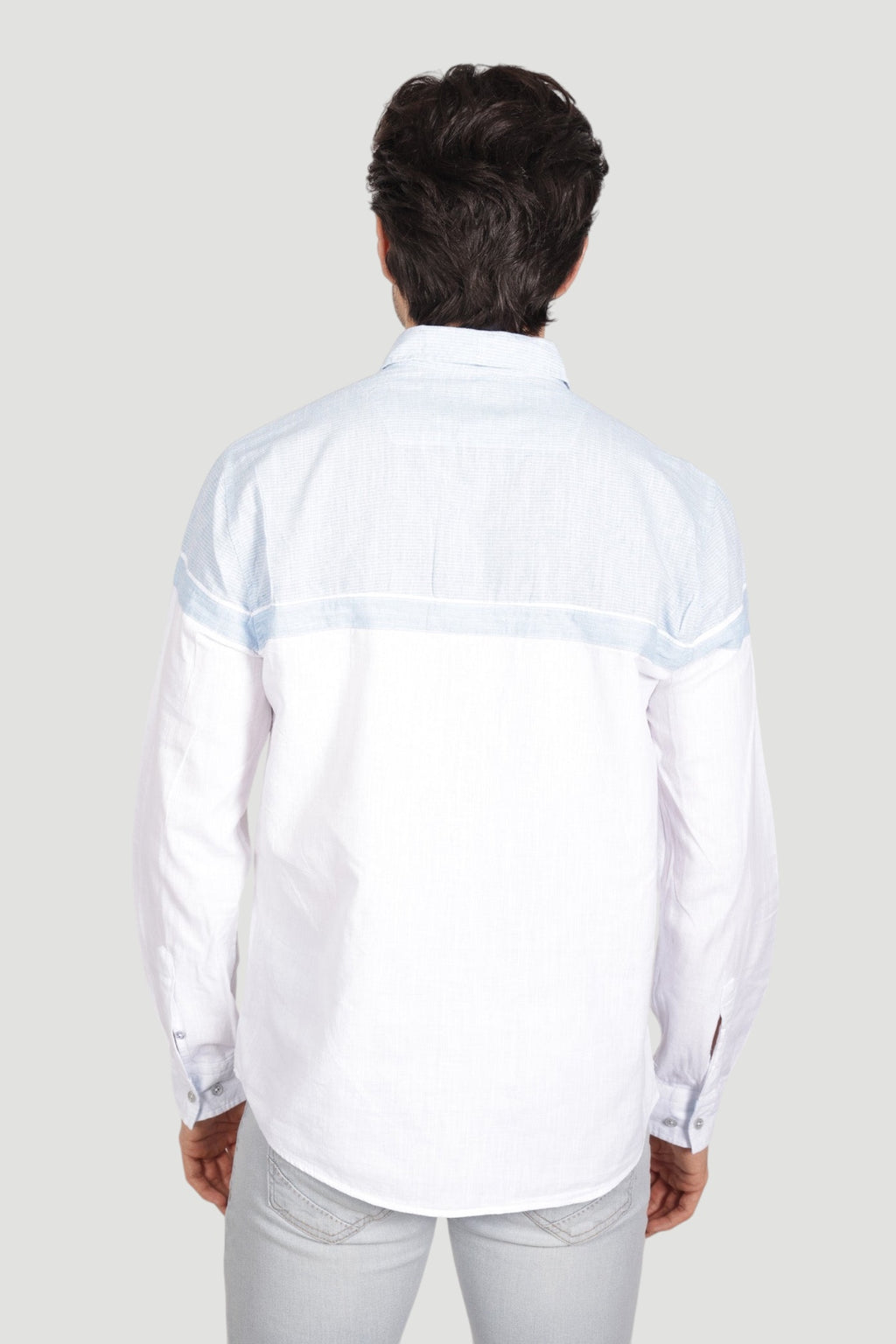 Cosplay Erkek Slim Fit %100 Pamuk Göğüs Panelli Gömlek - Mevsimlik Modern Kesim Cosplay