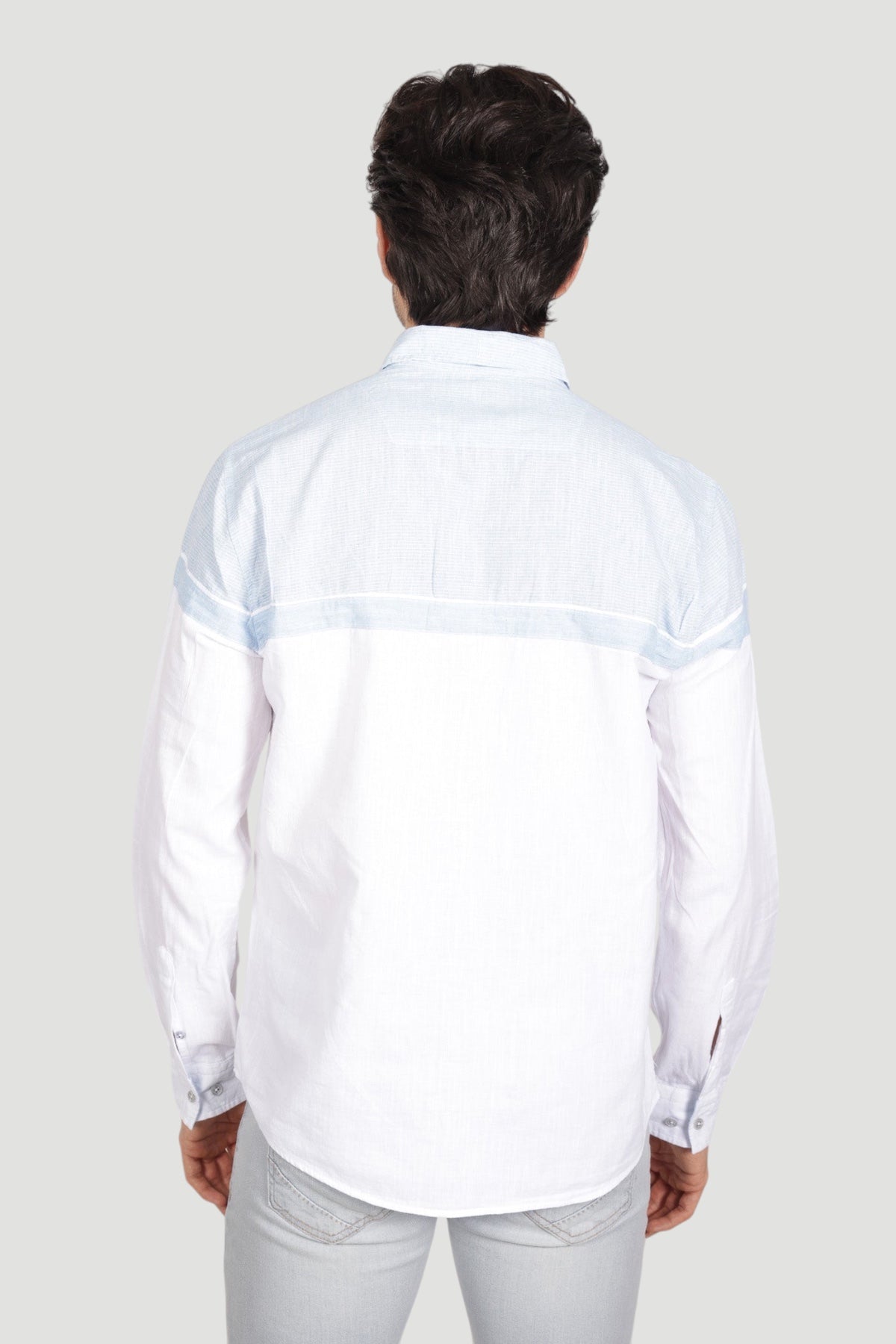 Cosplay Erkek Slim Fit %100 Pamuk Göğüs Panelli Gömlek - Mevsimlik Modern Kesim Cosplay