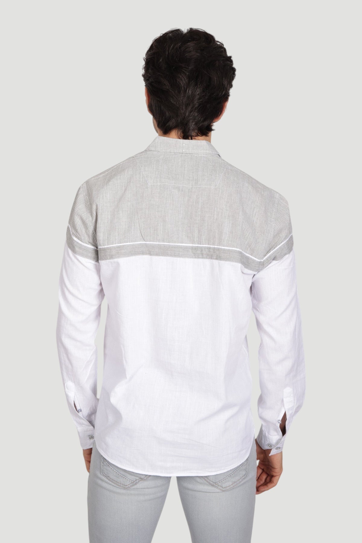 Cosplay Erkek Slim Fit %100 Pamuk Göğüs Panelli Gömlek - Mevsimlik Modern Kesim Cosplay