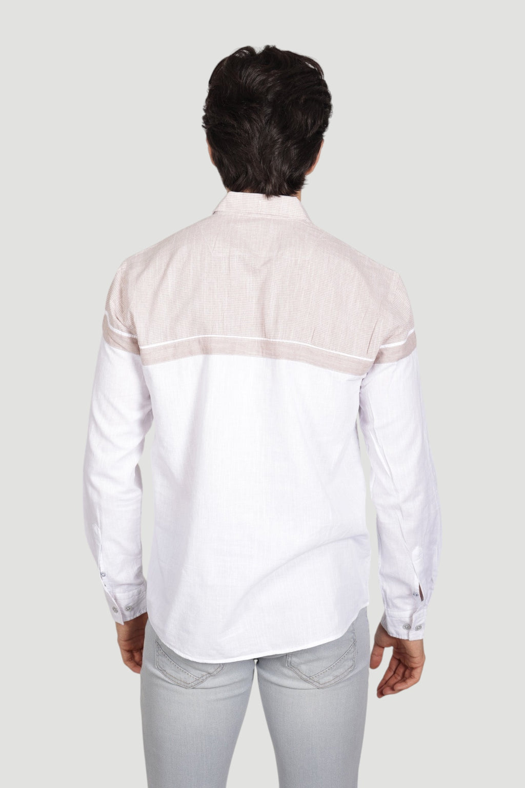 Cosplay Erkek Slim Fit %100 Pamuk Göğüs Panelli Gömlek - Mevsimlik Modern Kesim Cosplay