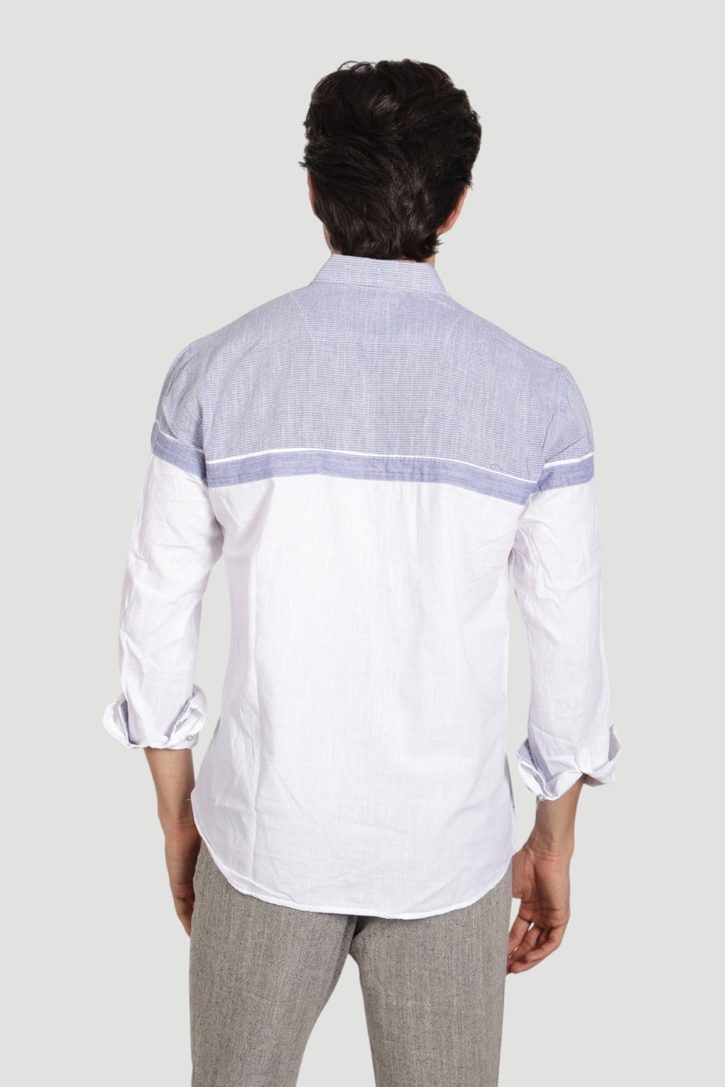 Cosplay Erkek Slim Fit %100 Pamuk Göğüs Panelli Gömlek - Mevsimlik Modern Kesim Cosplay