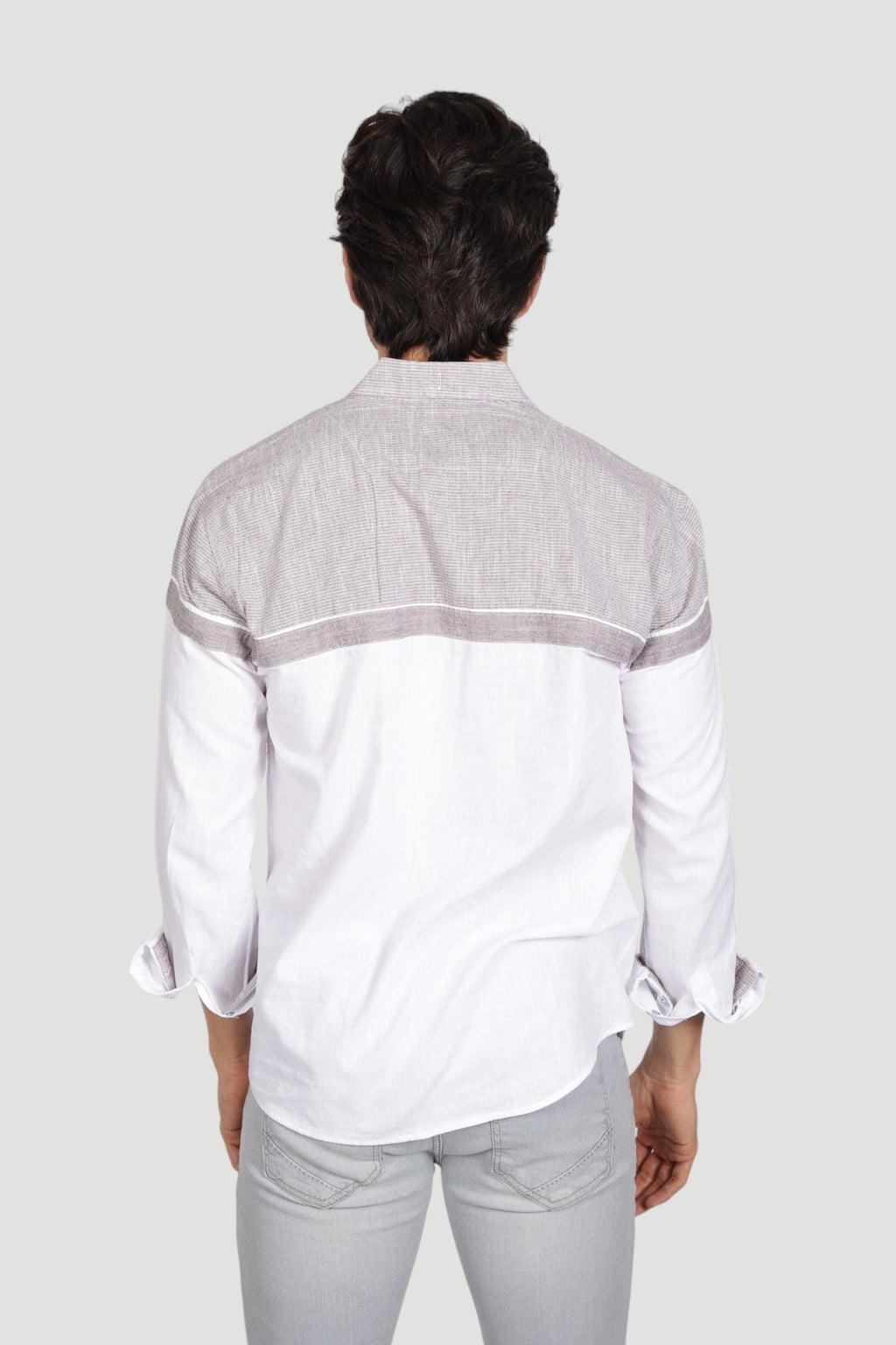 Cosplay Erkek Slim Fit %100 Pamuk Göğüs Panelli Gömlek - Mevsimlik Modern Kesim Cosplay