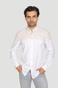 Cosplay Erkek Slim Fit %100 Pamuk Göğüs Panelli Gömlek - Mevsimlik Modern Kesim Cosplay