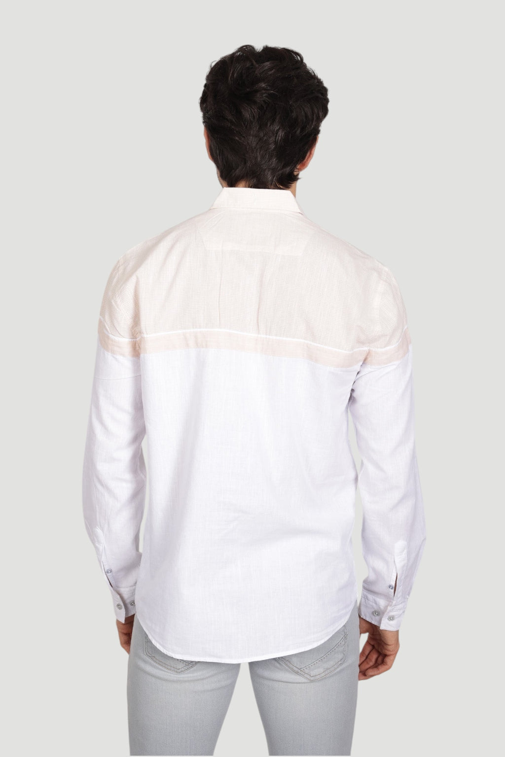 Cosplay Erkek Slim Fit %100 Pamuk Göğüs Panelli Gömlek - Mevsimlik Modern Kesim Cosplay