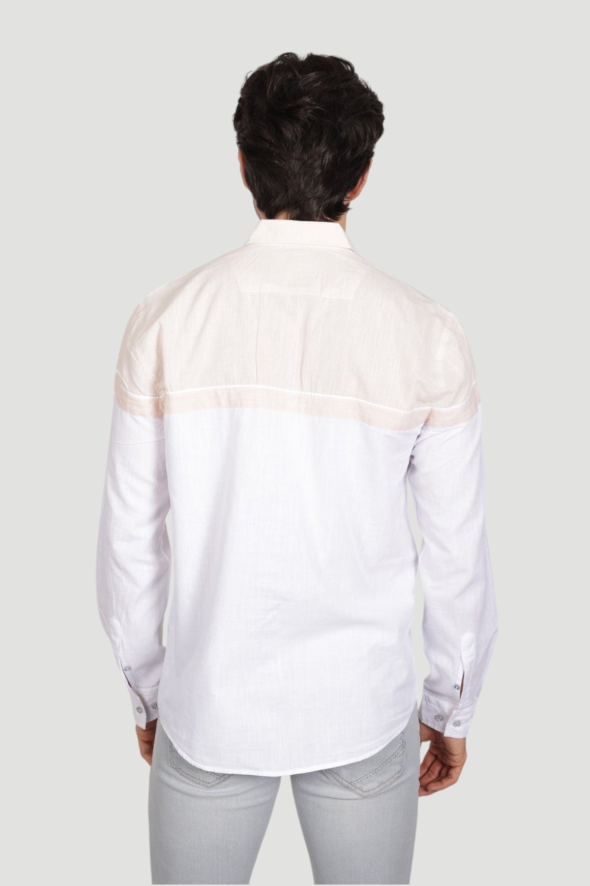 Cosplay Erkek Slim Fit %100 Pamuk Göğüs Panelli Gömlek - Mevsimlik Modern Kesim Cosplay