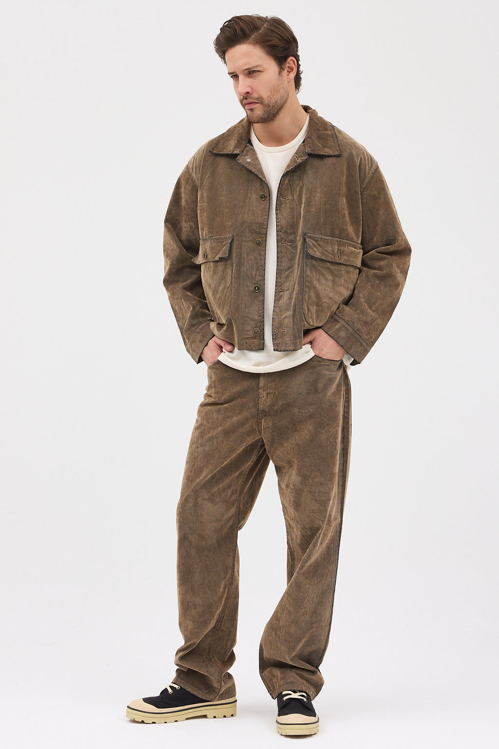 Cosplay Denim Flok Trucker Ceket