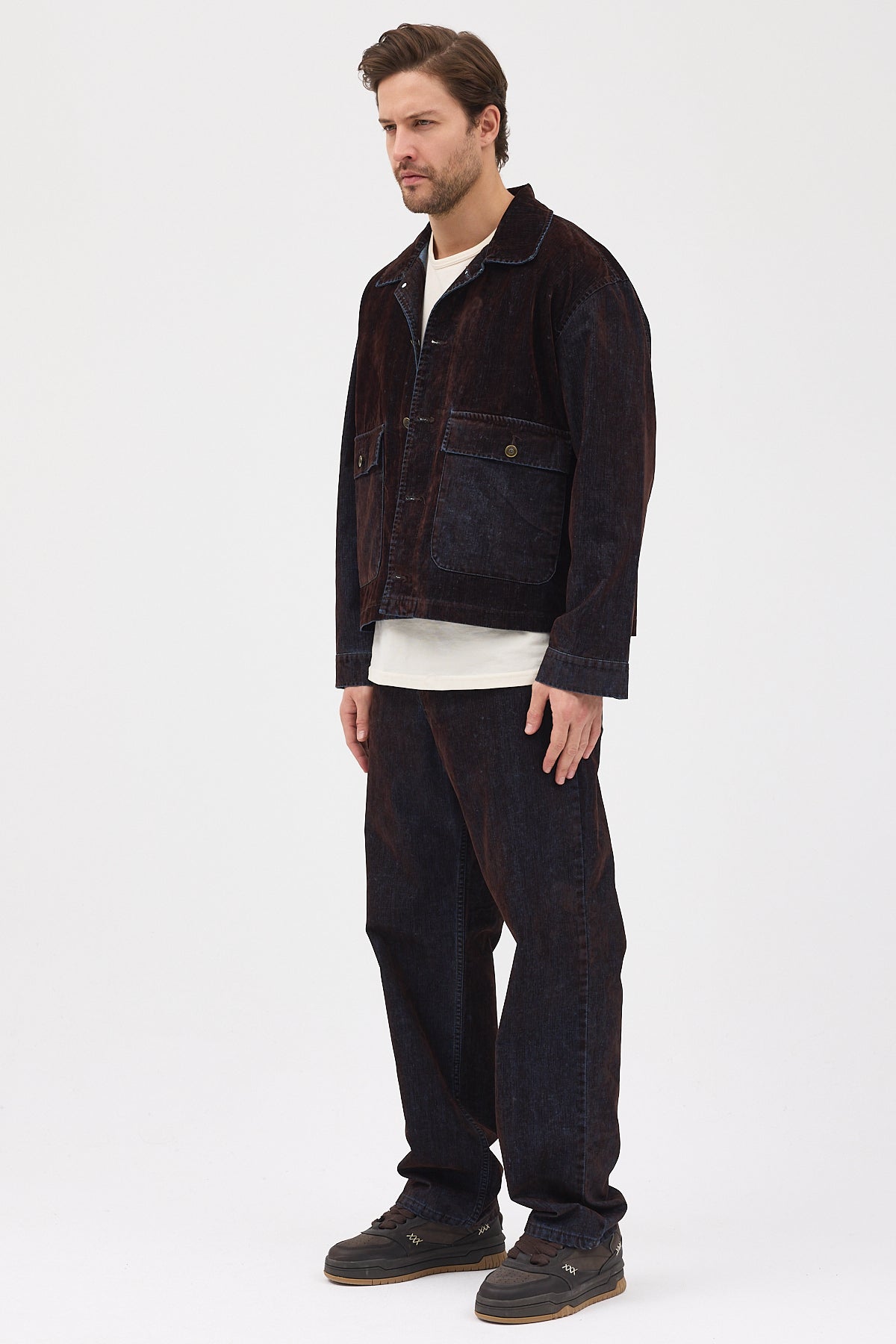 Cosplay Denim Flok Trucker Ceket