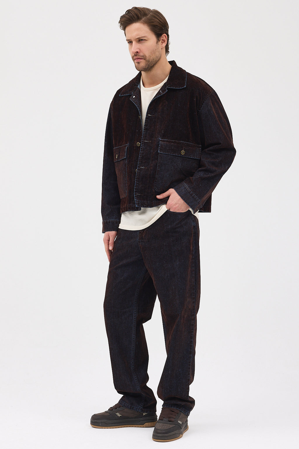 Cosplay Denim Flok Trucker Ceket