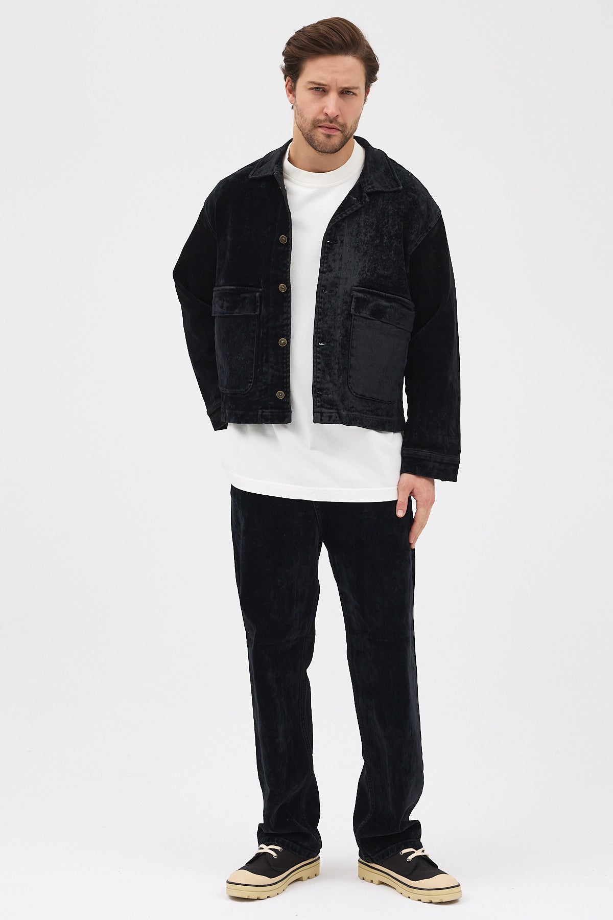 Cosplay Denim Flok Trucker Ceket