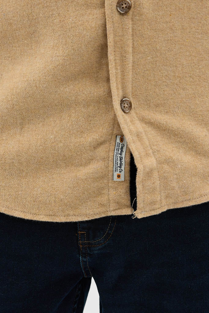 Erkek Rahat Kesim Spor Yaka Oduncu Flanel Çift Cep Kapaklı Kışlık Gömlek