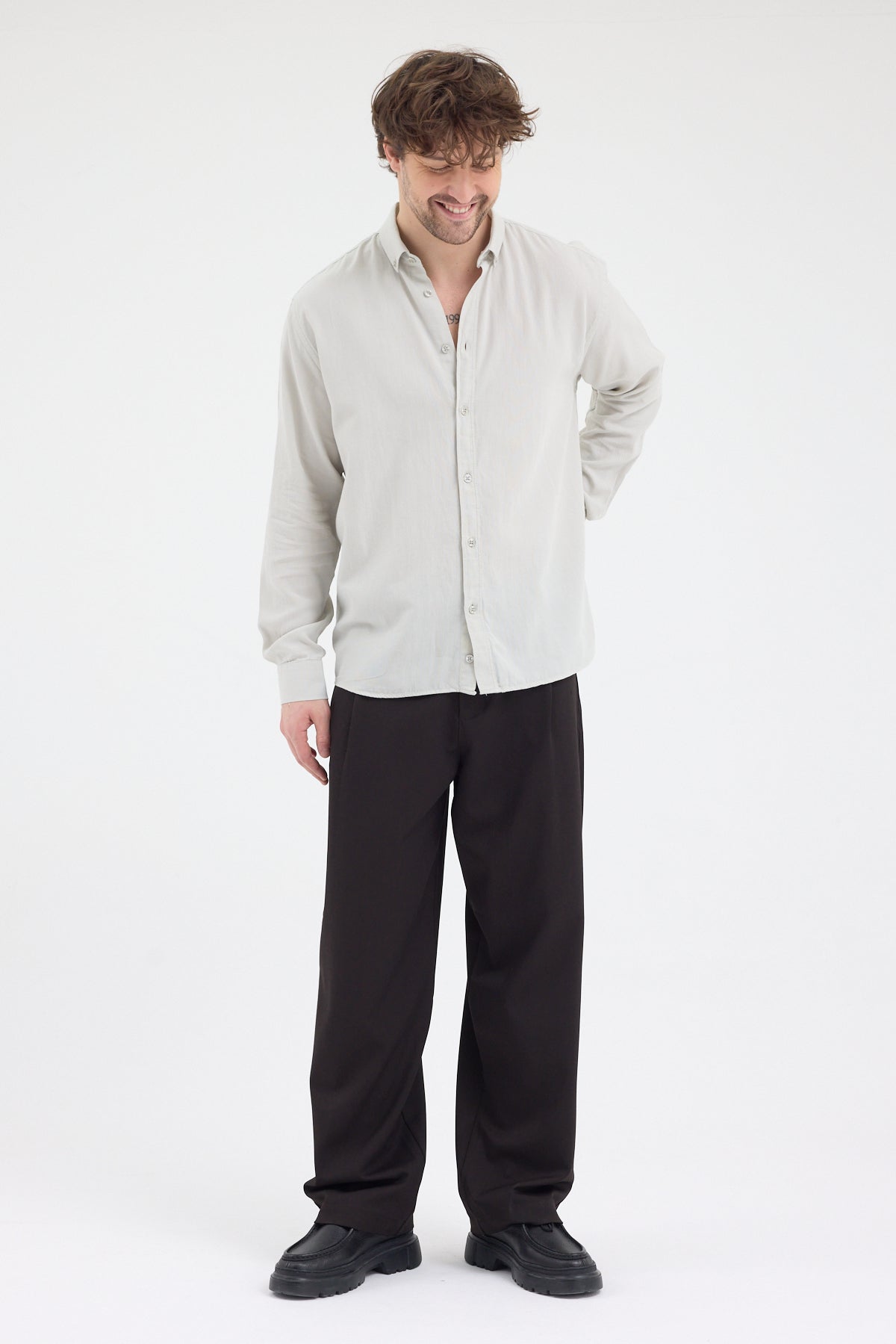 OKSFORD DÜZ U.K. GÖMLEK Cosplay