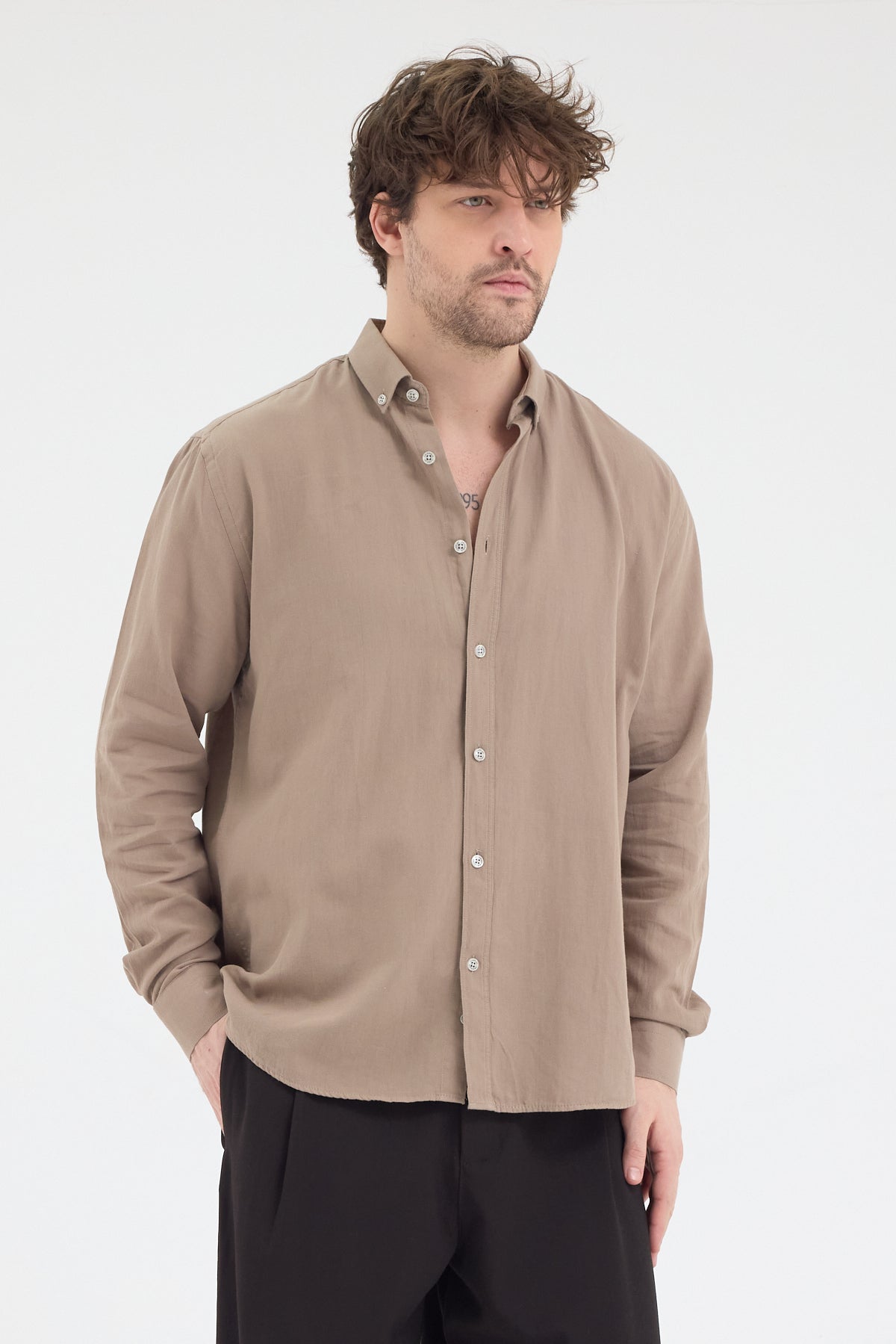 OKSFORD DÜZ U.K. GÖMLEK Cosplay