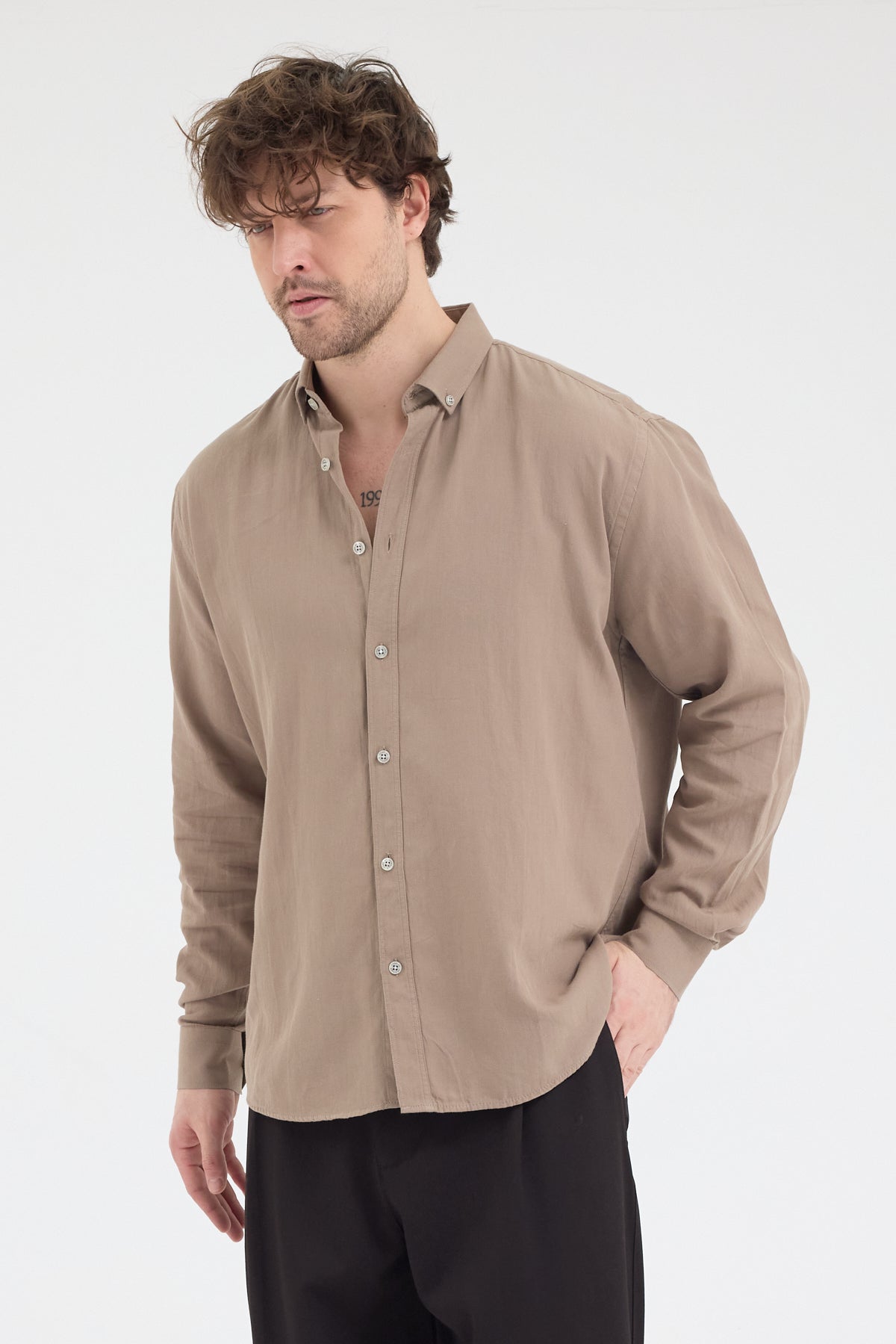 OKSFORD DÜZ U.K. GÖMLEK Cosplay