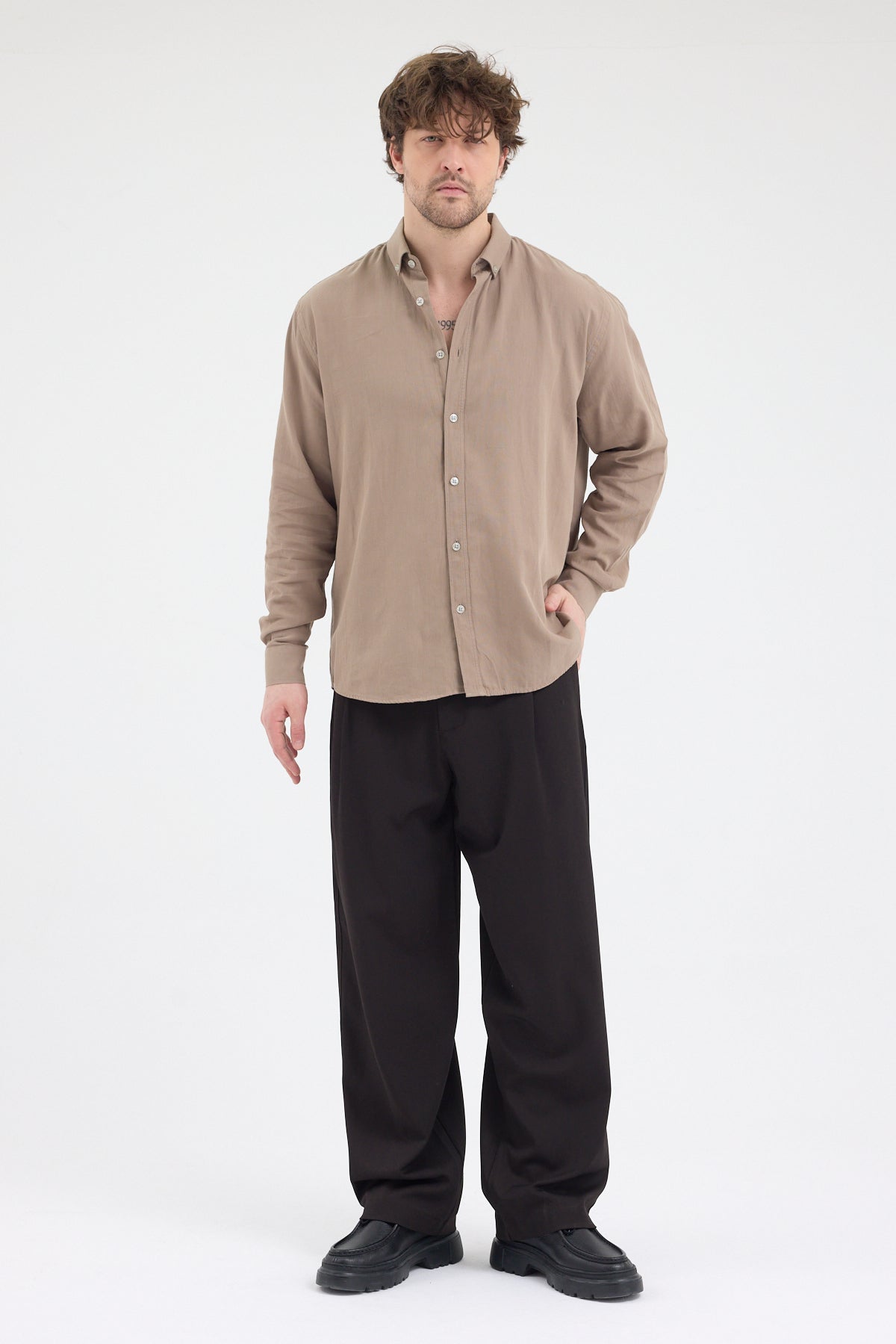 OKSFORD DÜZ U.K. GÖMLEK Cosplay