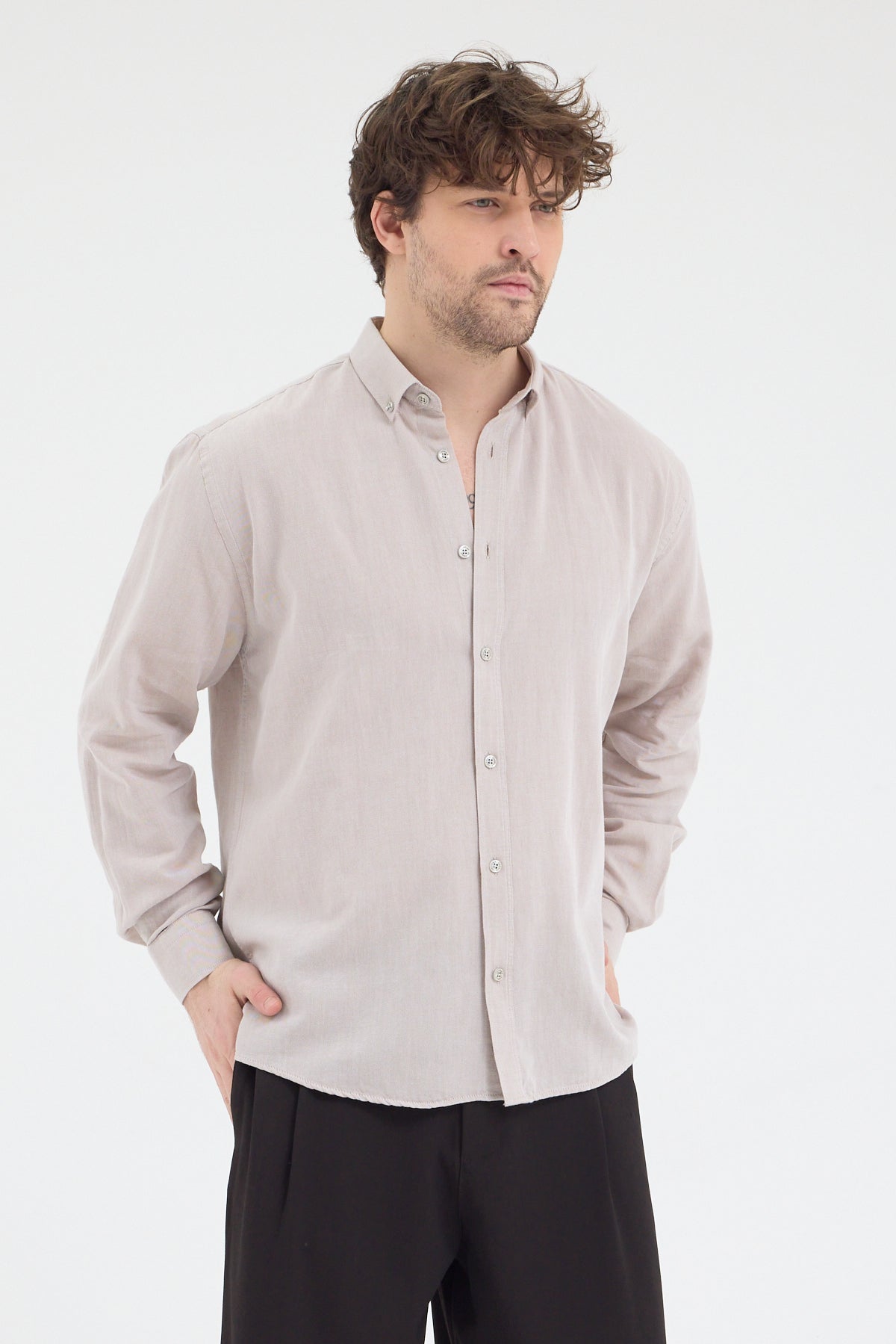 OKSFORD DÜZ U.K. GÖMLEK Cosplay