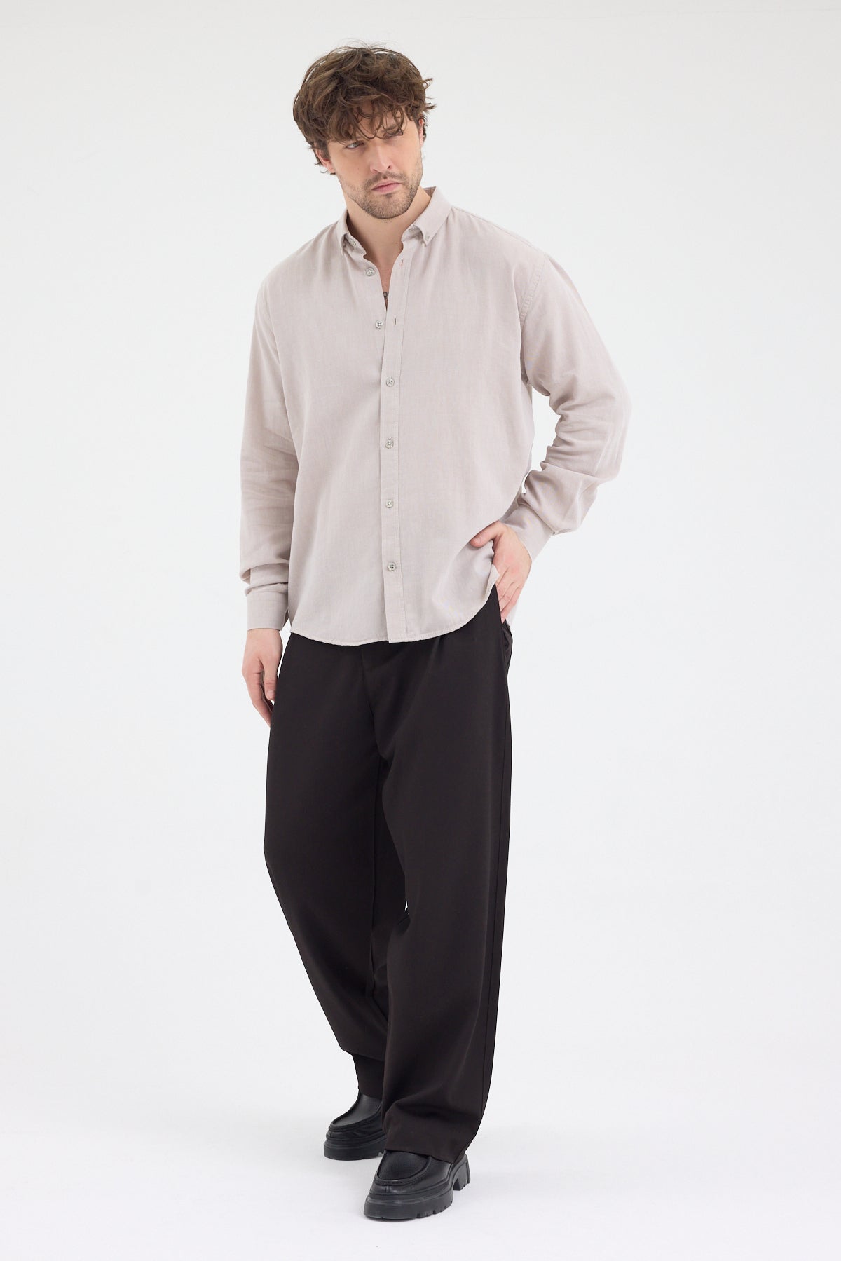 OKSFORD DÜZ U.K. GÖMLEK Cosplay