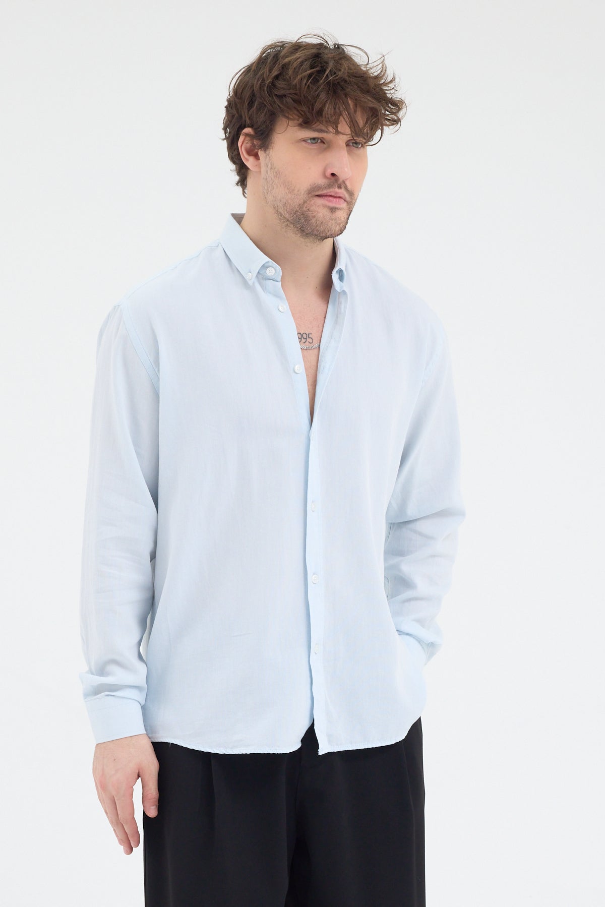 OKSFORD DÜZ U.K. GÖMLEK Cosplay