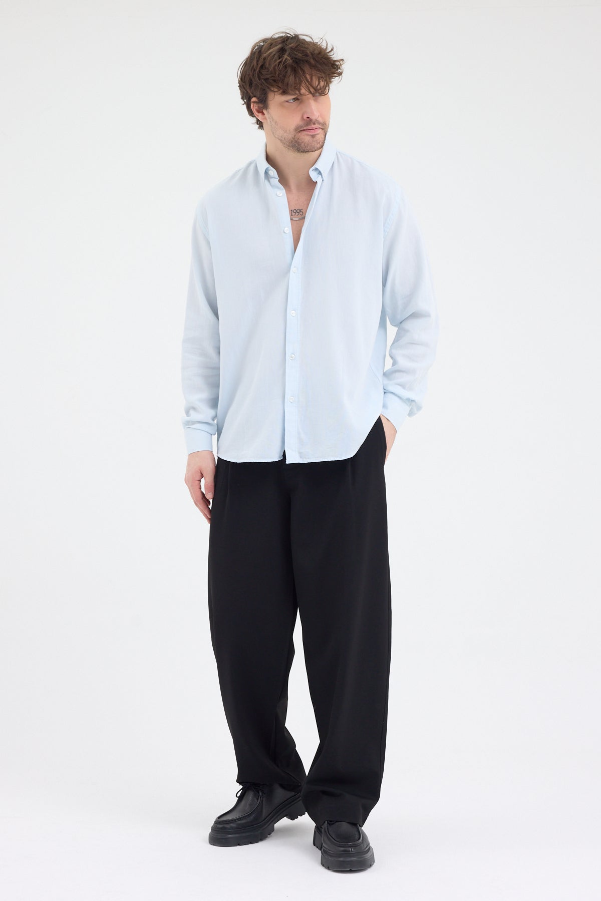 OKSFORD DÜZ U.K. GÖMLEK Cosplay