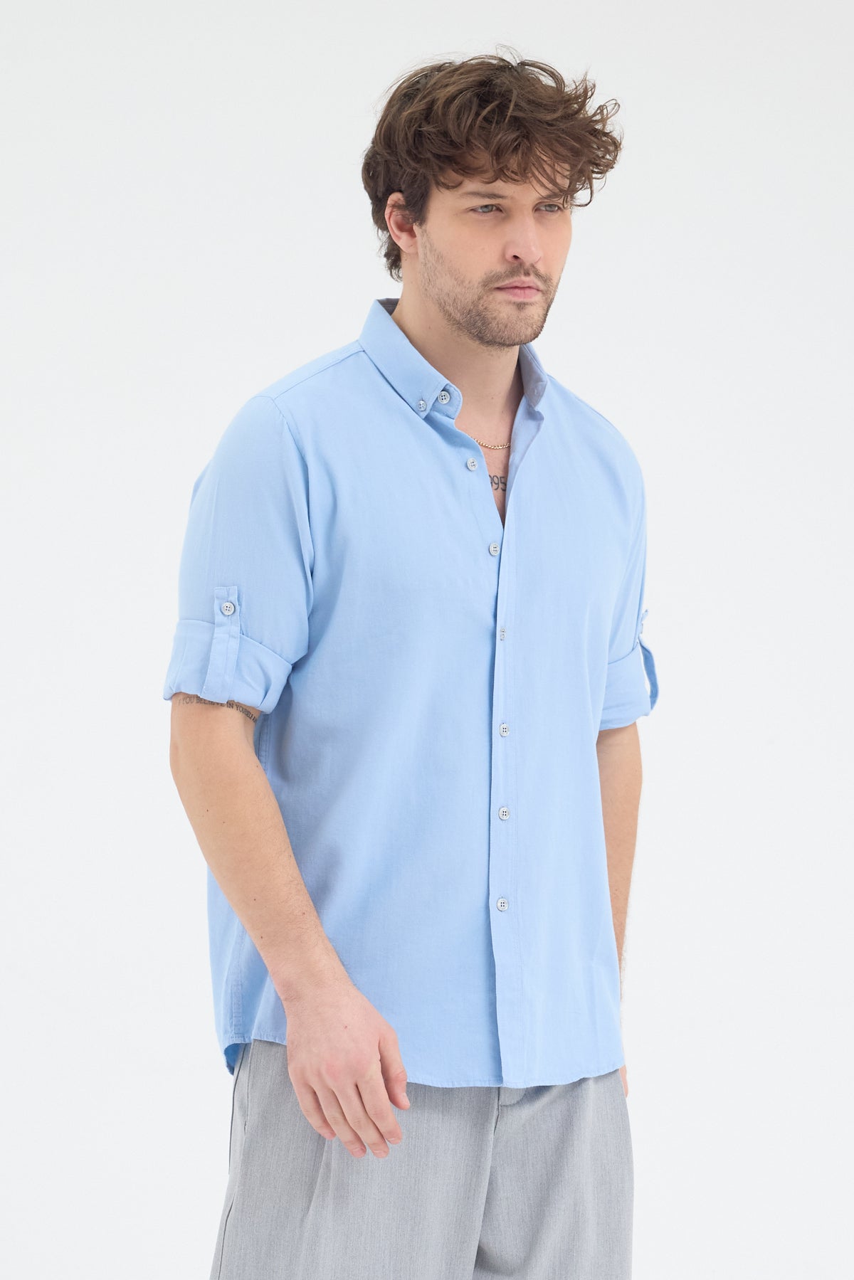 OKSFORD DÜZ U.K. GÖMLEK Cosplay