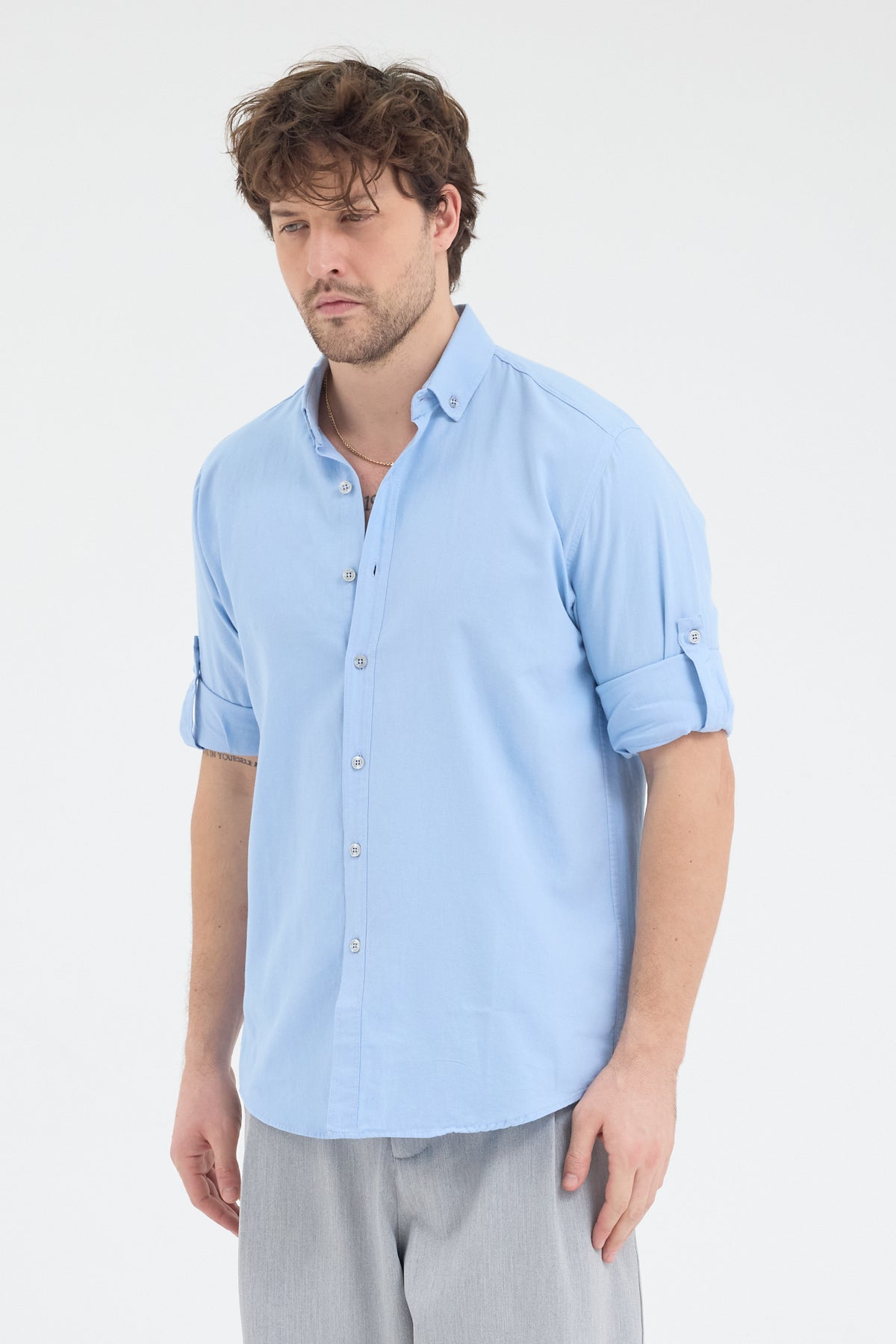 OKSFORD DÜZ U.K. GÖMLEK Cosplay