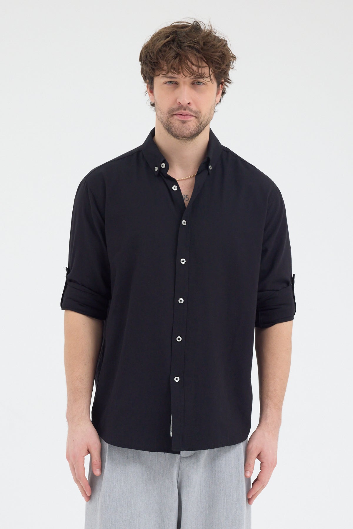 OKSFORD DÜZ U.K. GÖMLEK Cosplay