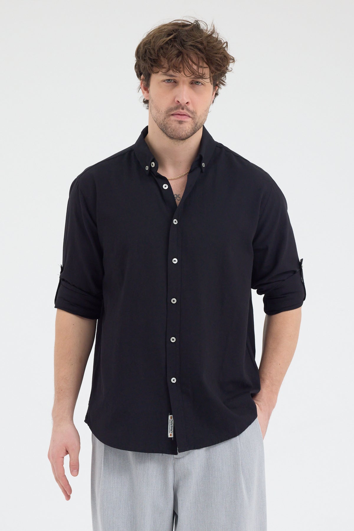 OKSFORD DÜZ U.K. GÖMLEK Cosplay