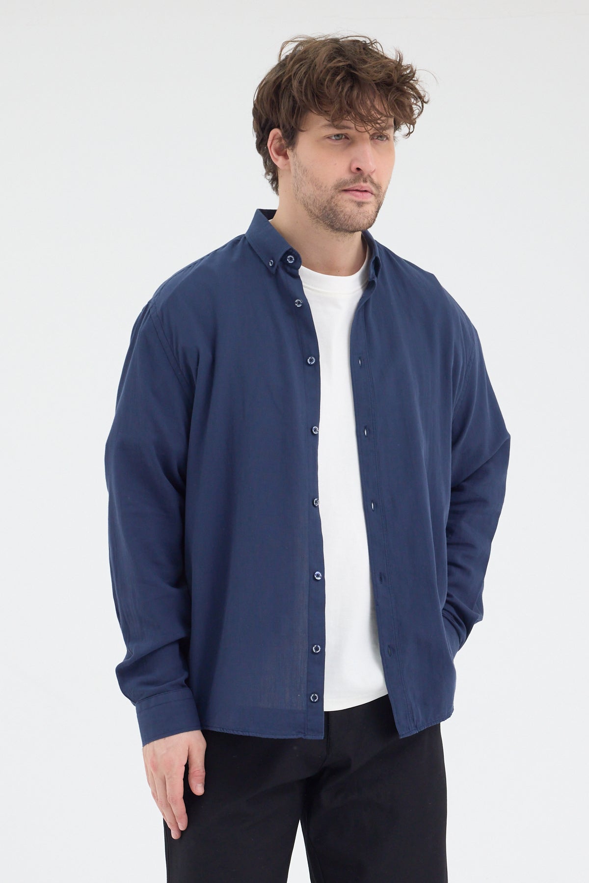 OKSFORD DÜZ U.K. GÖMLEK Cosplay