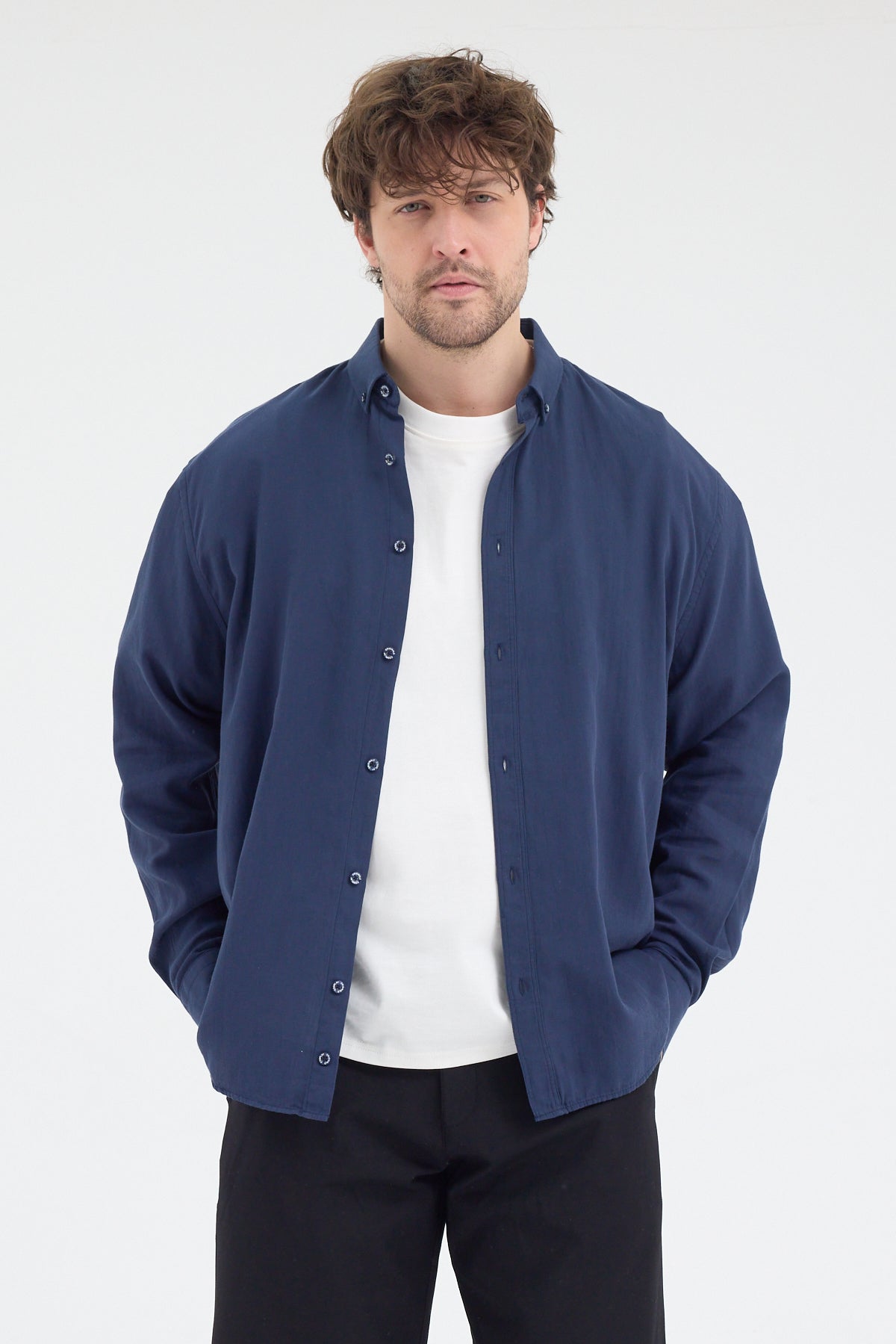 OKSFORD DÜZ U.K. GÖMLEK Cosplay