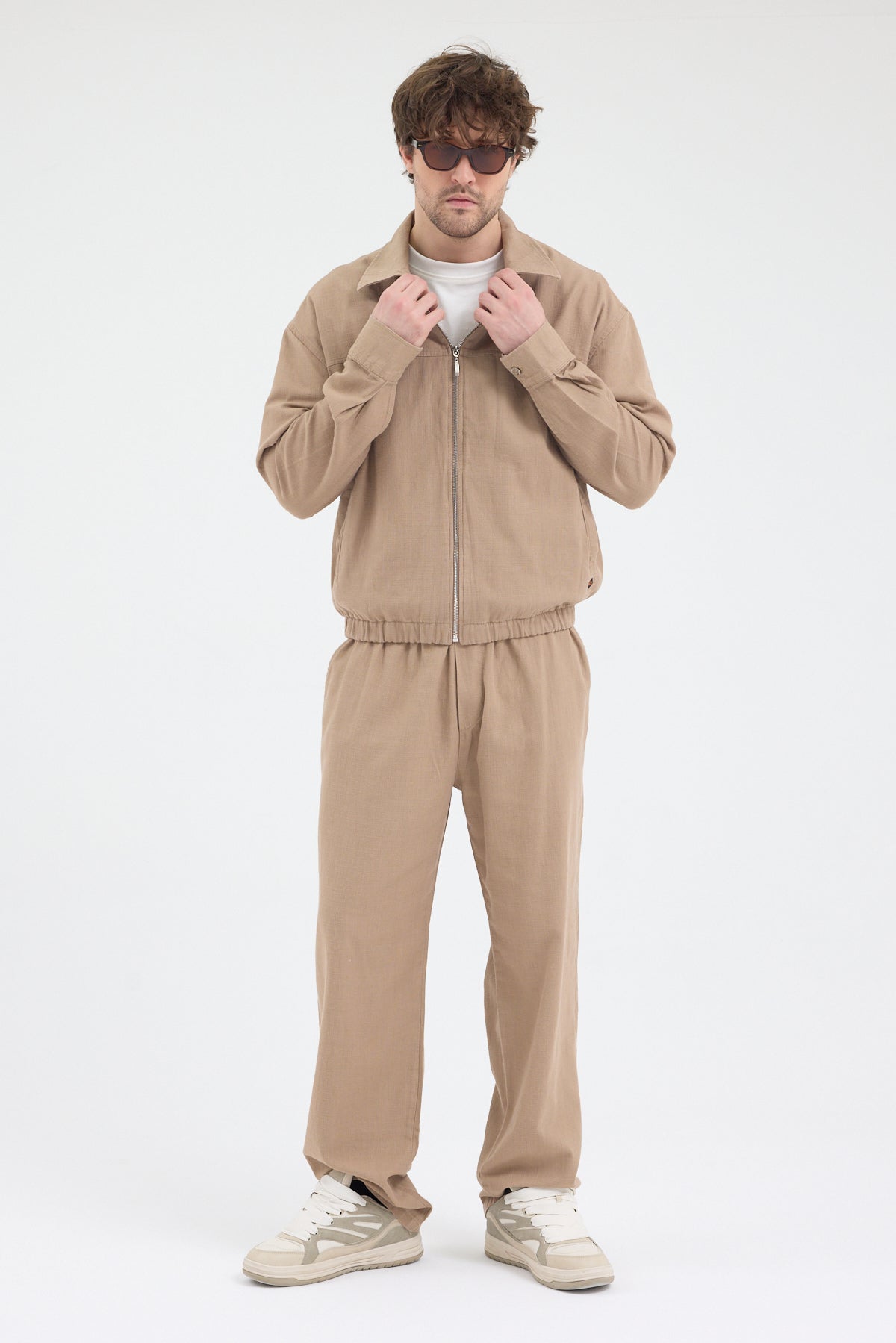 Cosplay Yıkamnalı Rahat Kesim Relax Fit Erkek %100 Pamuk Bol Paça Pantolon Cosplay