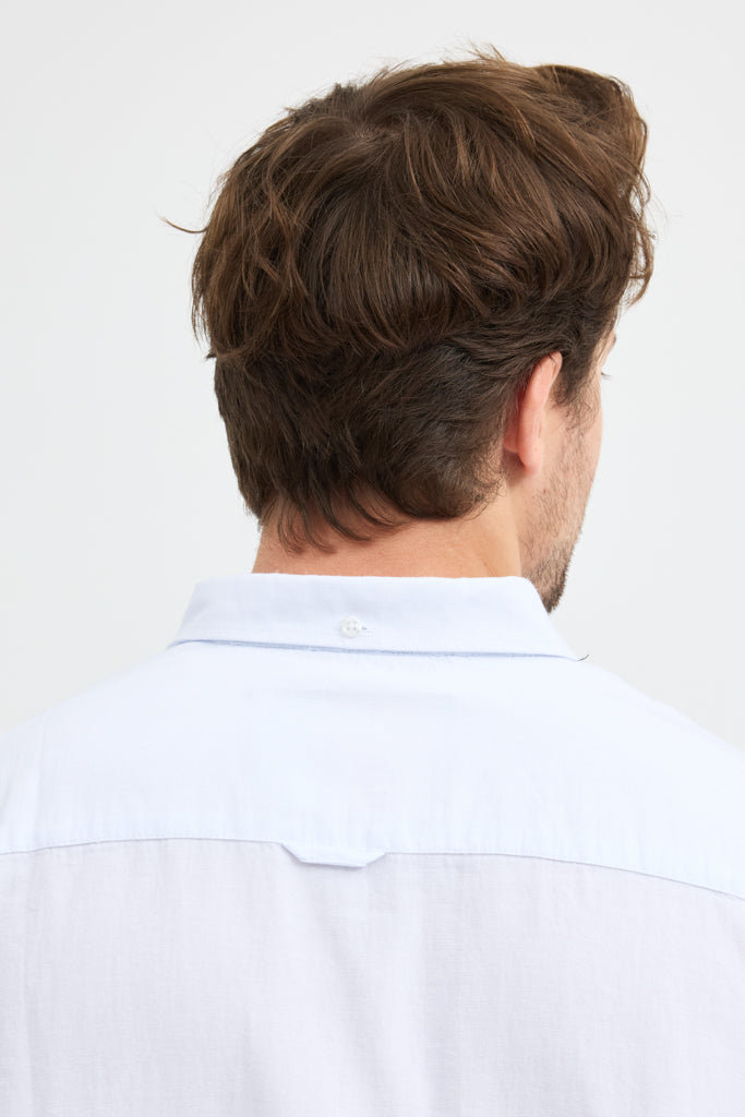 Cosplay Erkek Oxford Kumaş Düz Button Down Yaka Regular Fit Uzun Kollu Gömlekzas<s