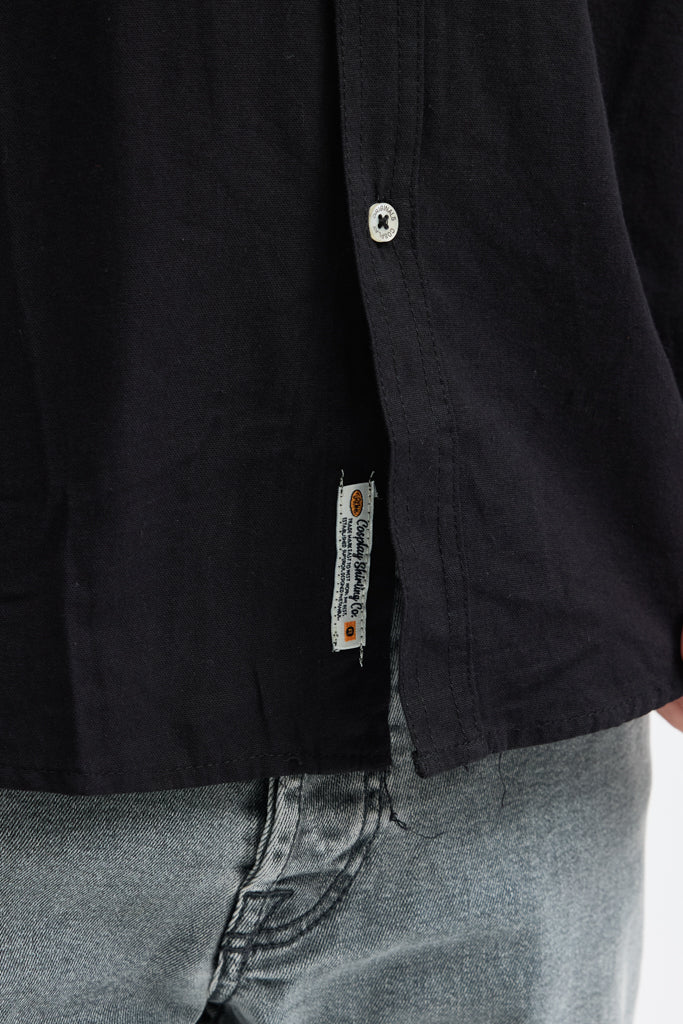 Cosplay Erkek Oxford Kumaş Düz Button Down Yaka Regular Fit Uzun Kollu Gömlekzas<s