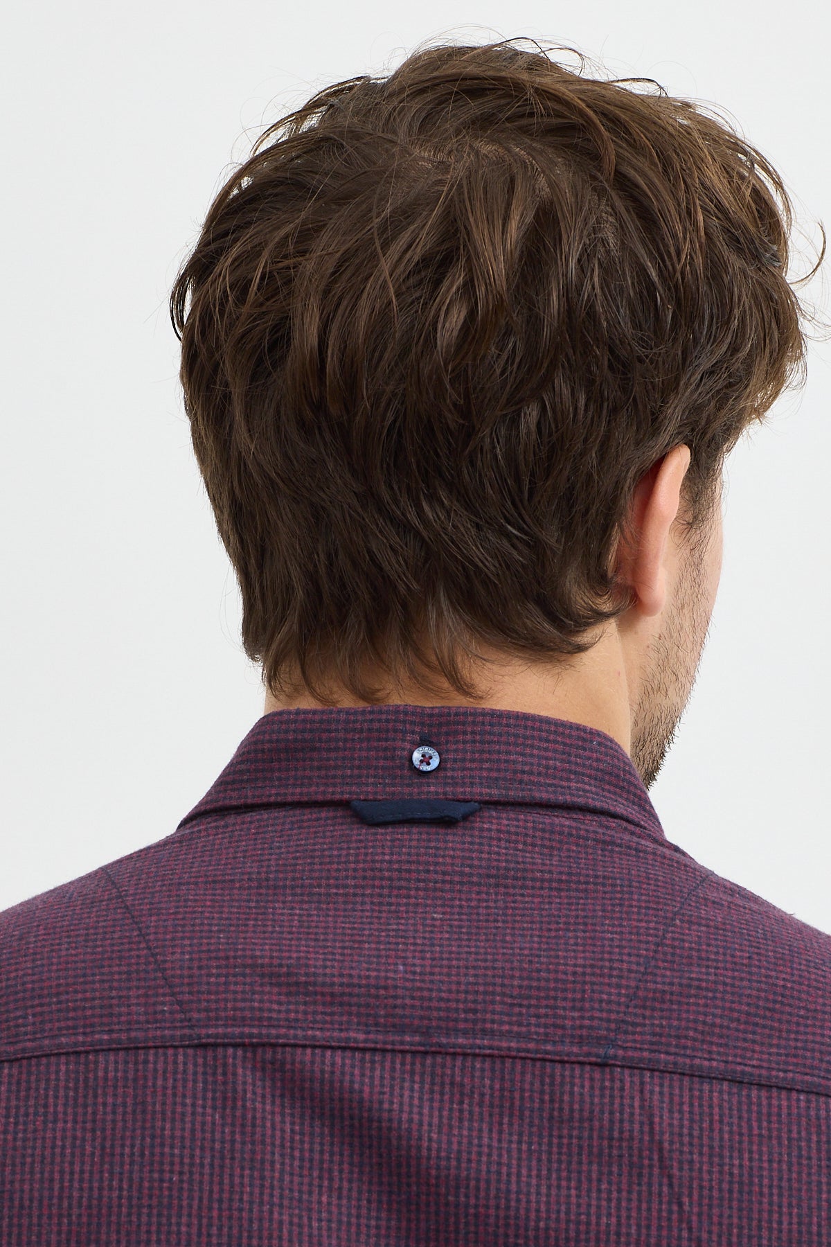 Cosplay Erkek Pitikare Melanj Desenli Regular Fit Uzun Kollu Gömlek