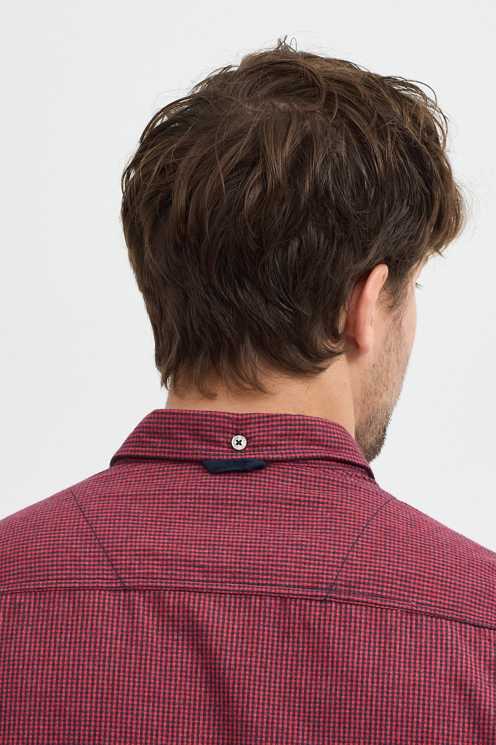 Cosplay Erkek Pitikare Melanj Desenli Regular Fit Uzun Kollu Gömlek