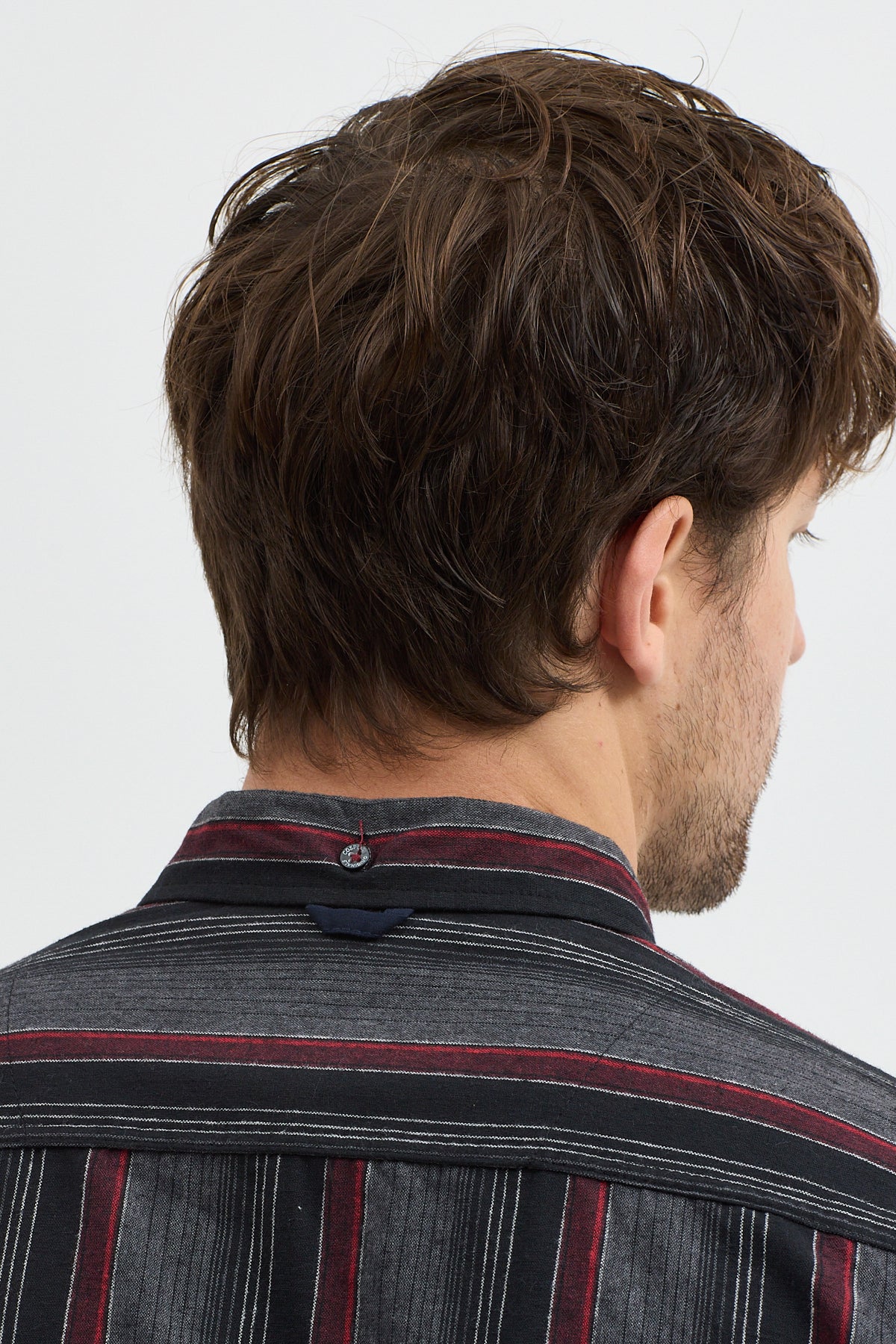 Cosplay Erkek Kalın Çizgili Regular Fit Pamuklu Uzun Kollu Gömlek