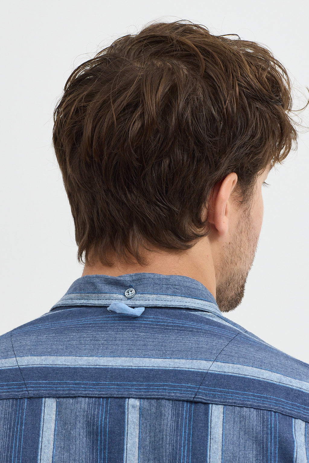 Cosplay Erkek Kalın Çizgili Regular Fit Pamuklu Uzun Kollu Gömlek