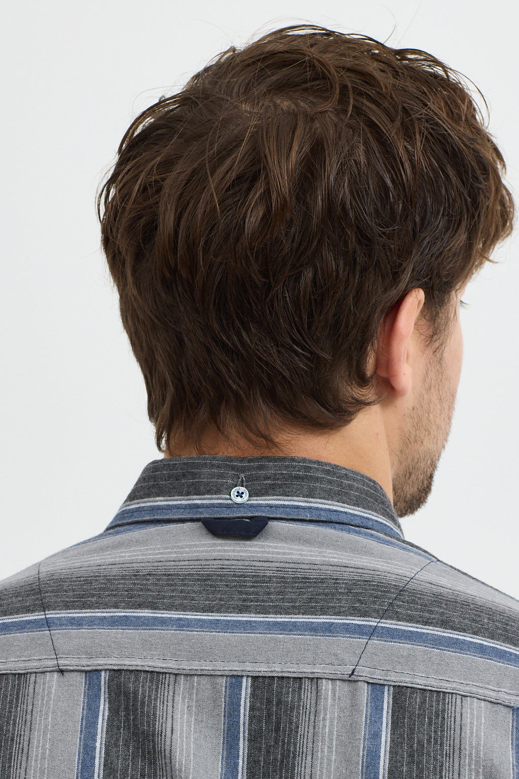 Cosplay Erkek Kalın Çizgili Regular Fit Pamuklu Uzun Kollu Gömlek