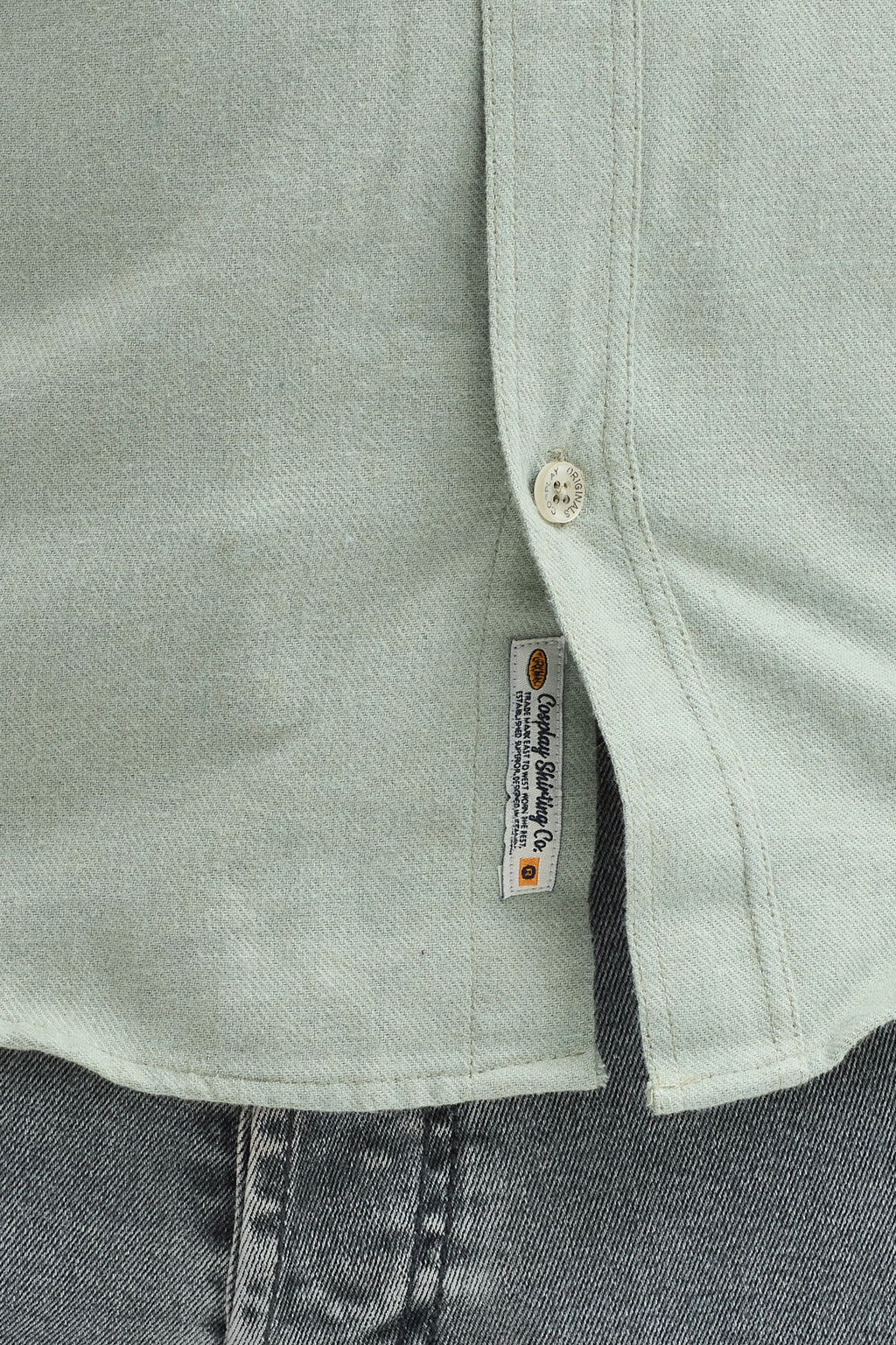 Kaşmir Görünümlü Çift Cepli Regular Fit Uzun Kollu Erkek Gömlek