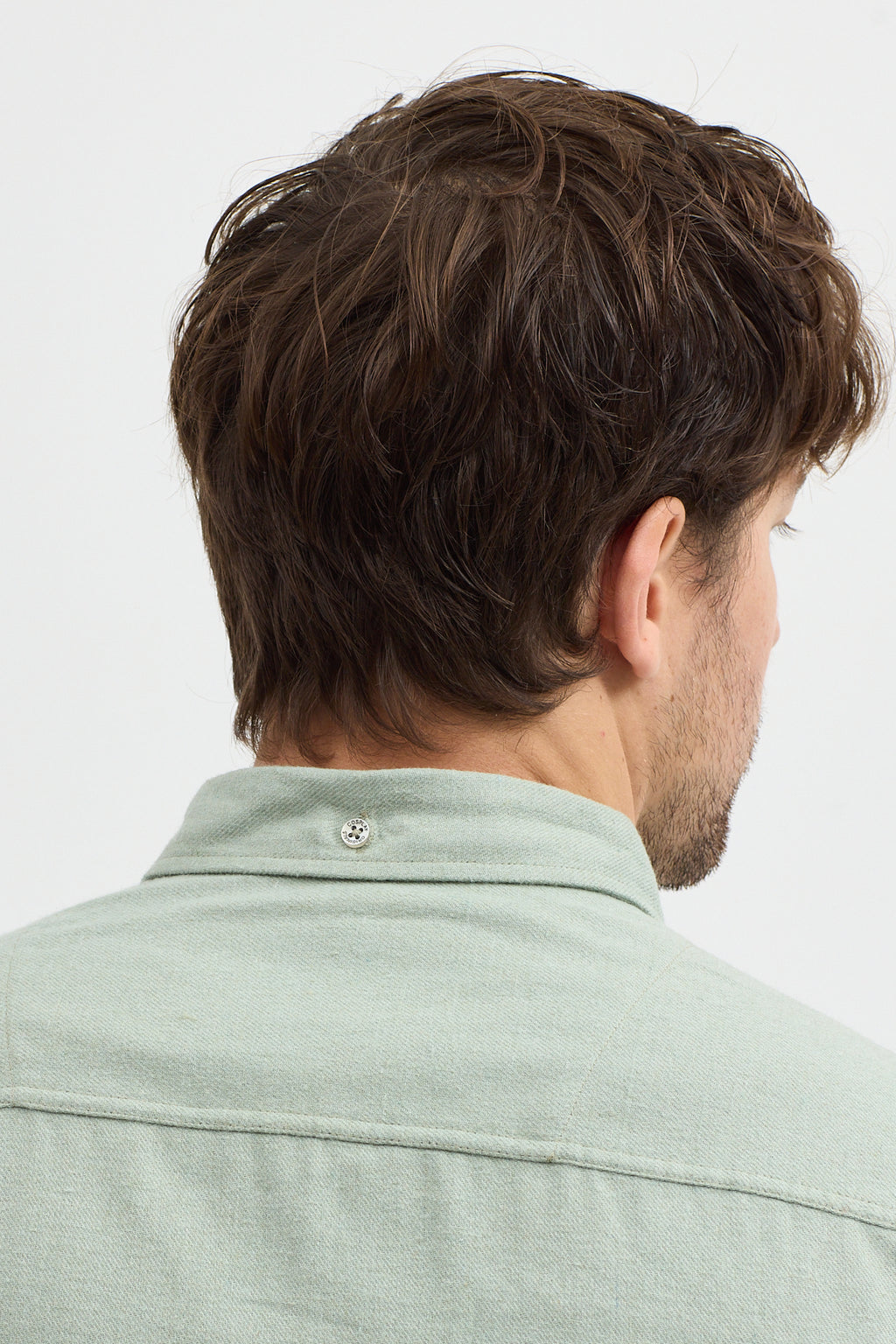 Kaşmir Görünümlü Çift Cepli Regular Fit Uzun Kollu Erkek Gömlek