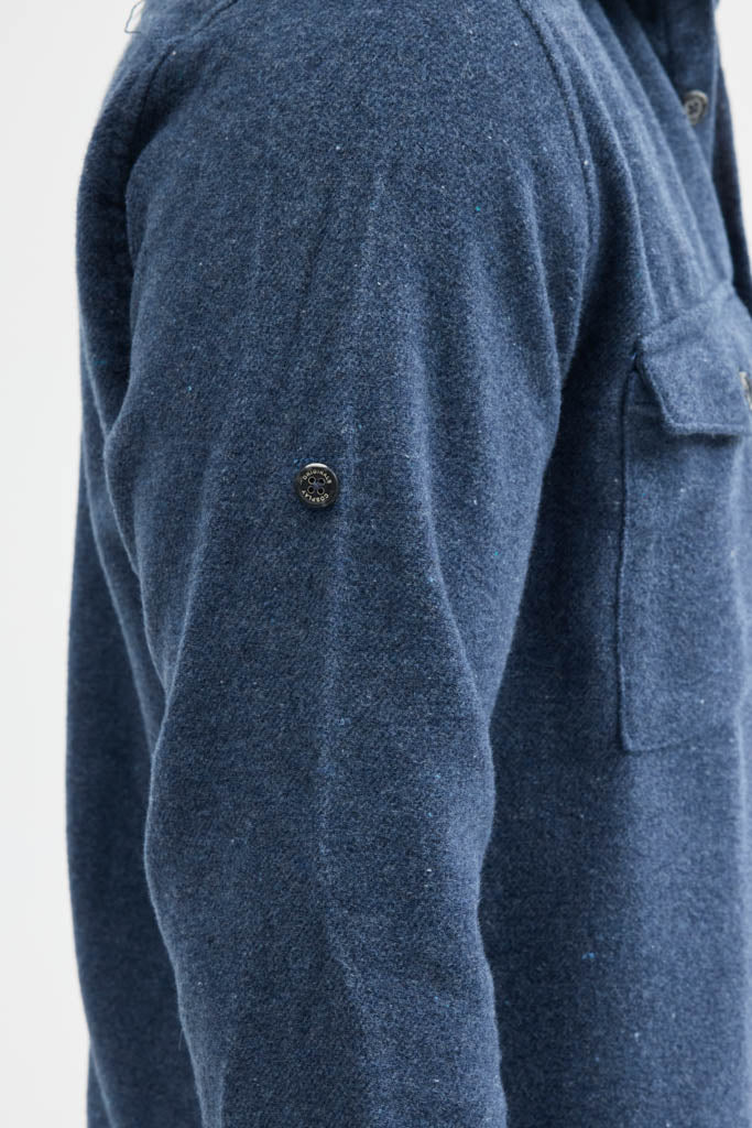 Erkek Rahat Kesim Spor Yaka Oduncu Flanel Çift Cep Kapaklı Kışlık Gömlek