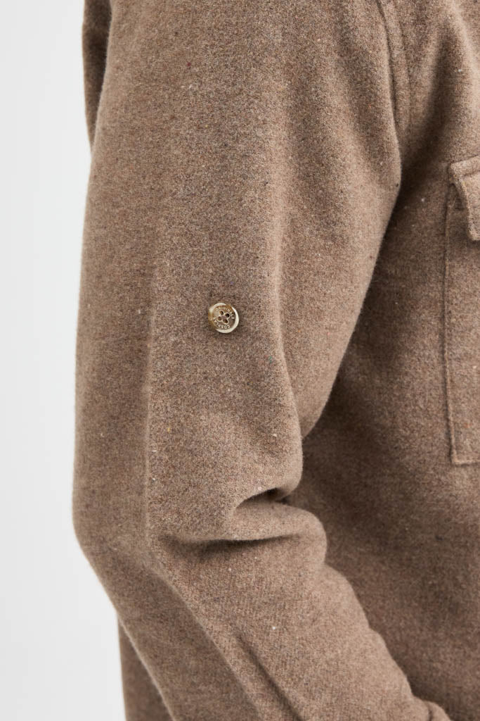 Erkek Rahat Kesim Spor Yaka Oduncu Flanel Çift Cep Kapaklı Kışlık Gömlek