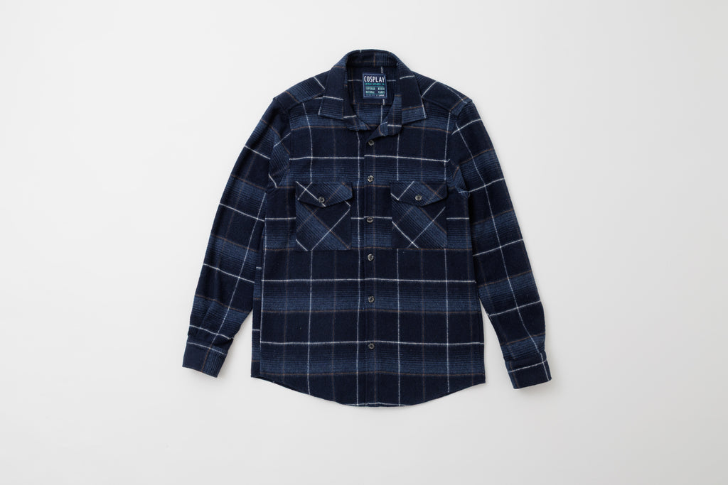 Cosplay Erkek Oduncu Ekose Desenli Kalın Kışlık Ceket Gömlek Overshirt Shacket