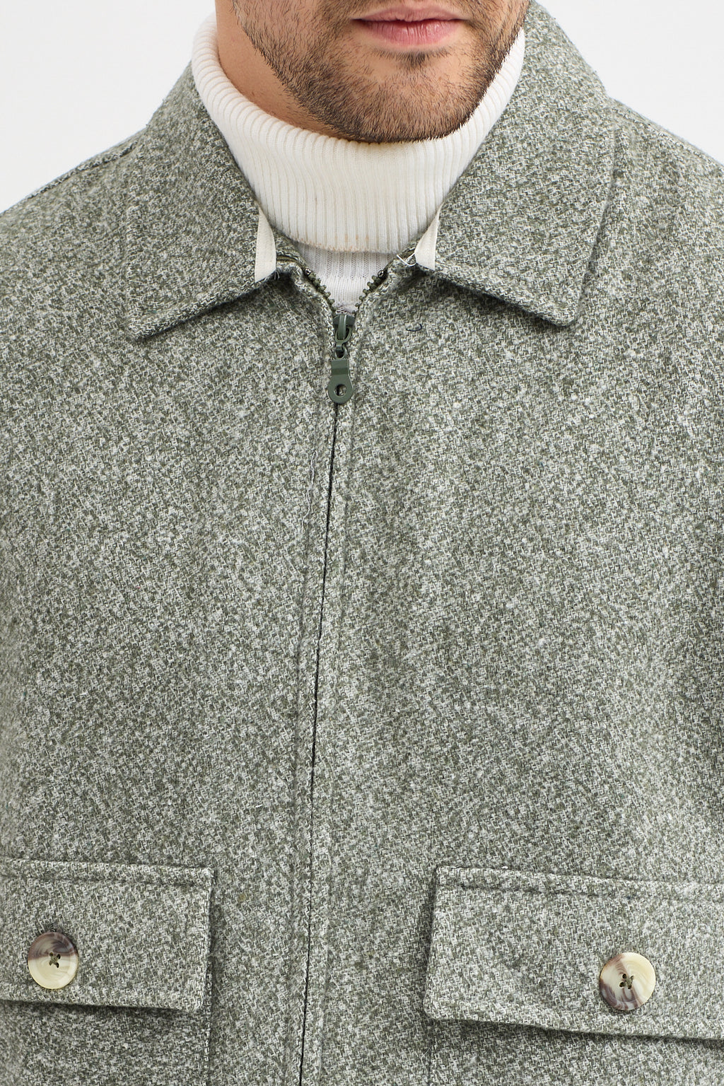 Steppe Rider Pamuklu Akrilik Moline Dokulu Regular Kalıp Çift Cepli Yelek