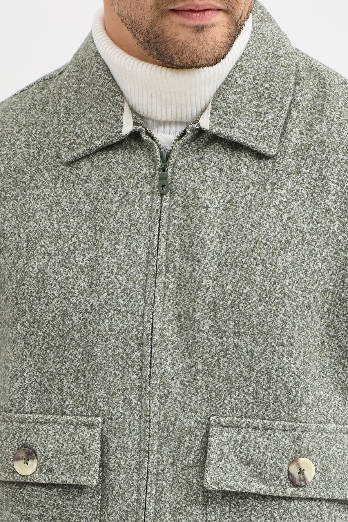 Steppe Rider Pamuklu Akrilik Moline Dokulu Regular Kalıp Çift Cepli Yelek