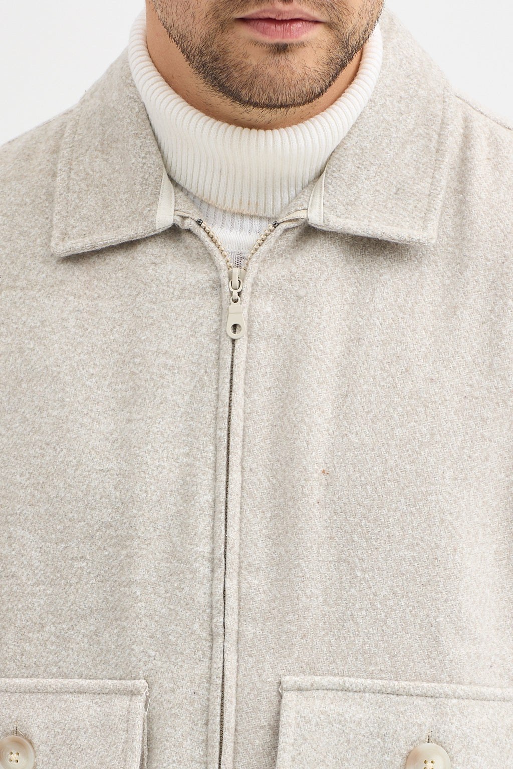 Steppe Rider Pamuklu Akrilik Moline Dokulu Regular Kalıp Çift Cepli Yelek