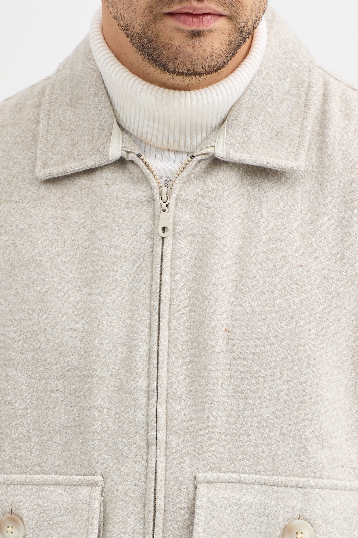 Steppe Rider Pamuklu Akrilik Moline Dokulu Regular Kalıp Çift Cepli Yelek