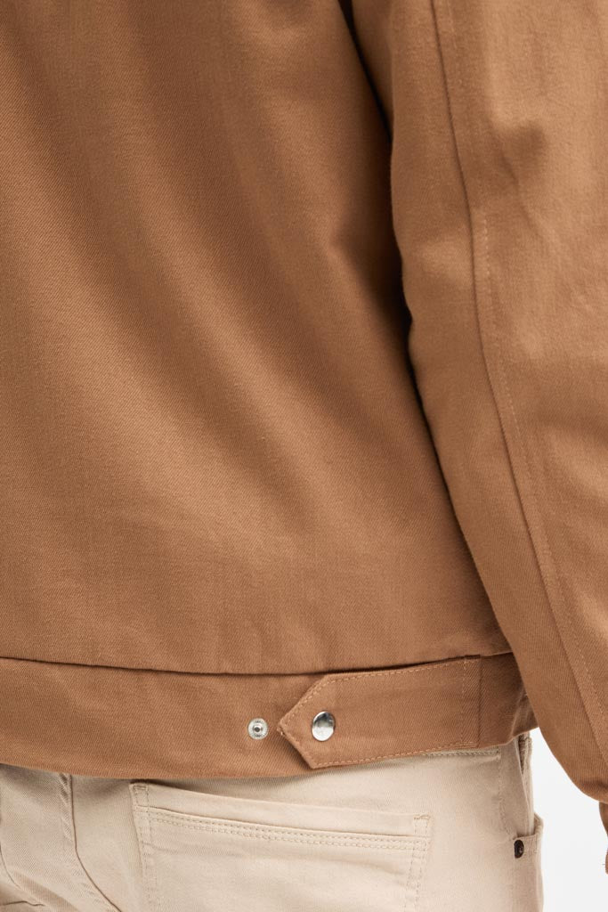 Cosplay Erkek Gabardin Fermuarlı Çift Cepli Astarlı Workwear Ceket