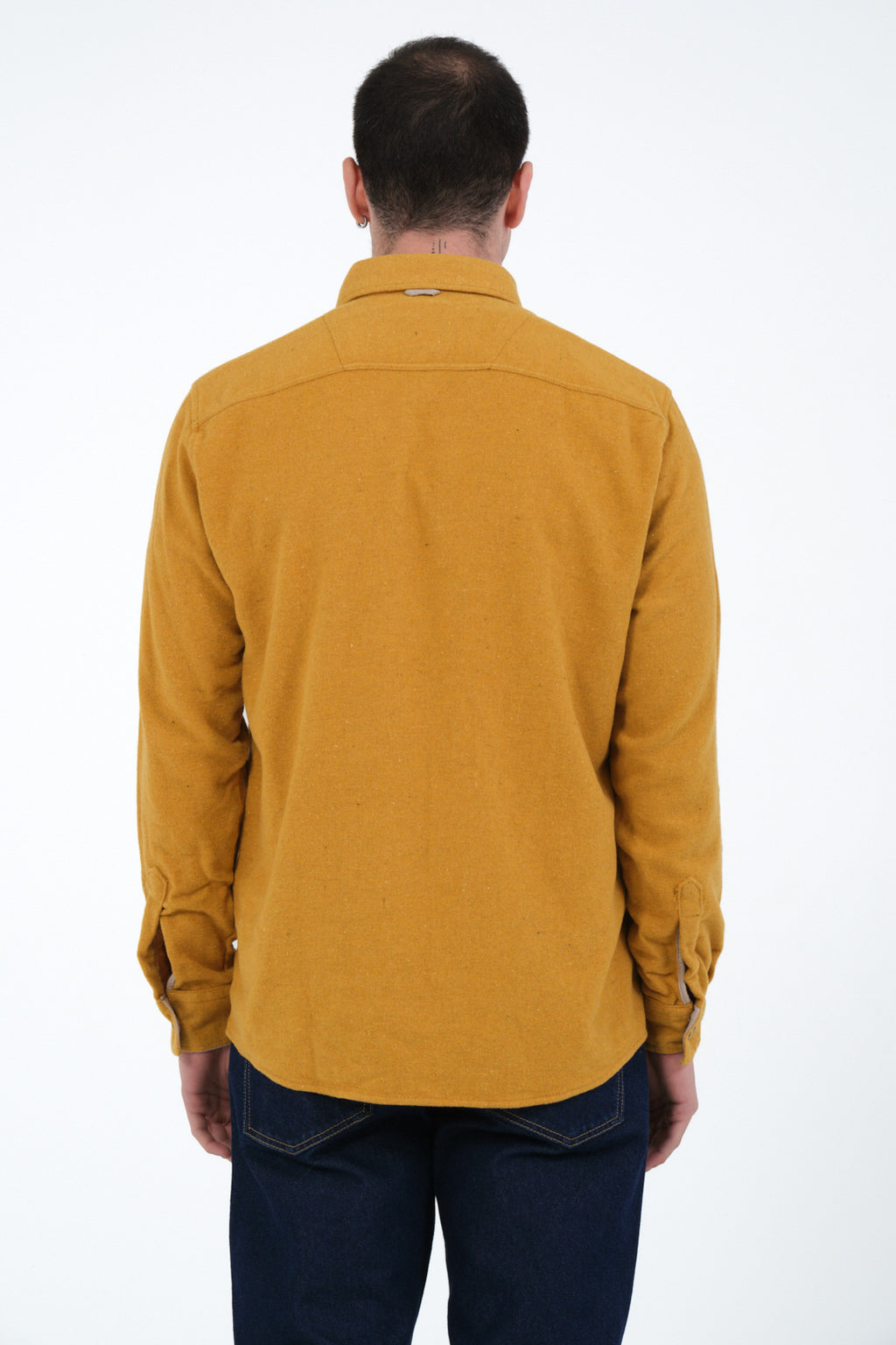 Düz Renk Flanel Oduncu Gömlek – %100 Pamuk, Regular Fit, Overshirt Kullanıma Uygun