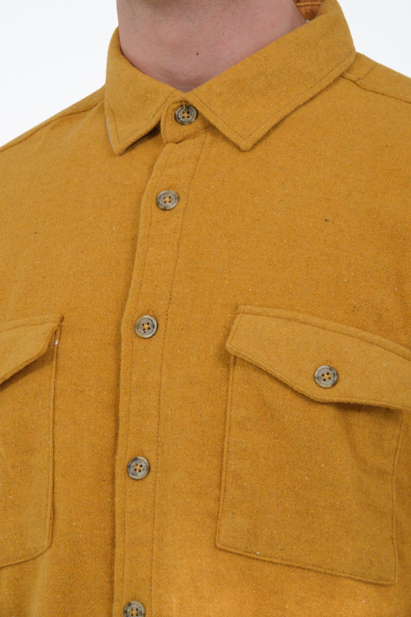 Düz Renk Flanel Oduncu Gömlek – %100 Pamuk, Regular Fit, Overshirt Kullanıma Uygun